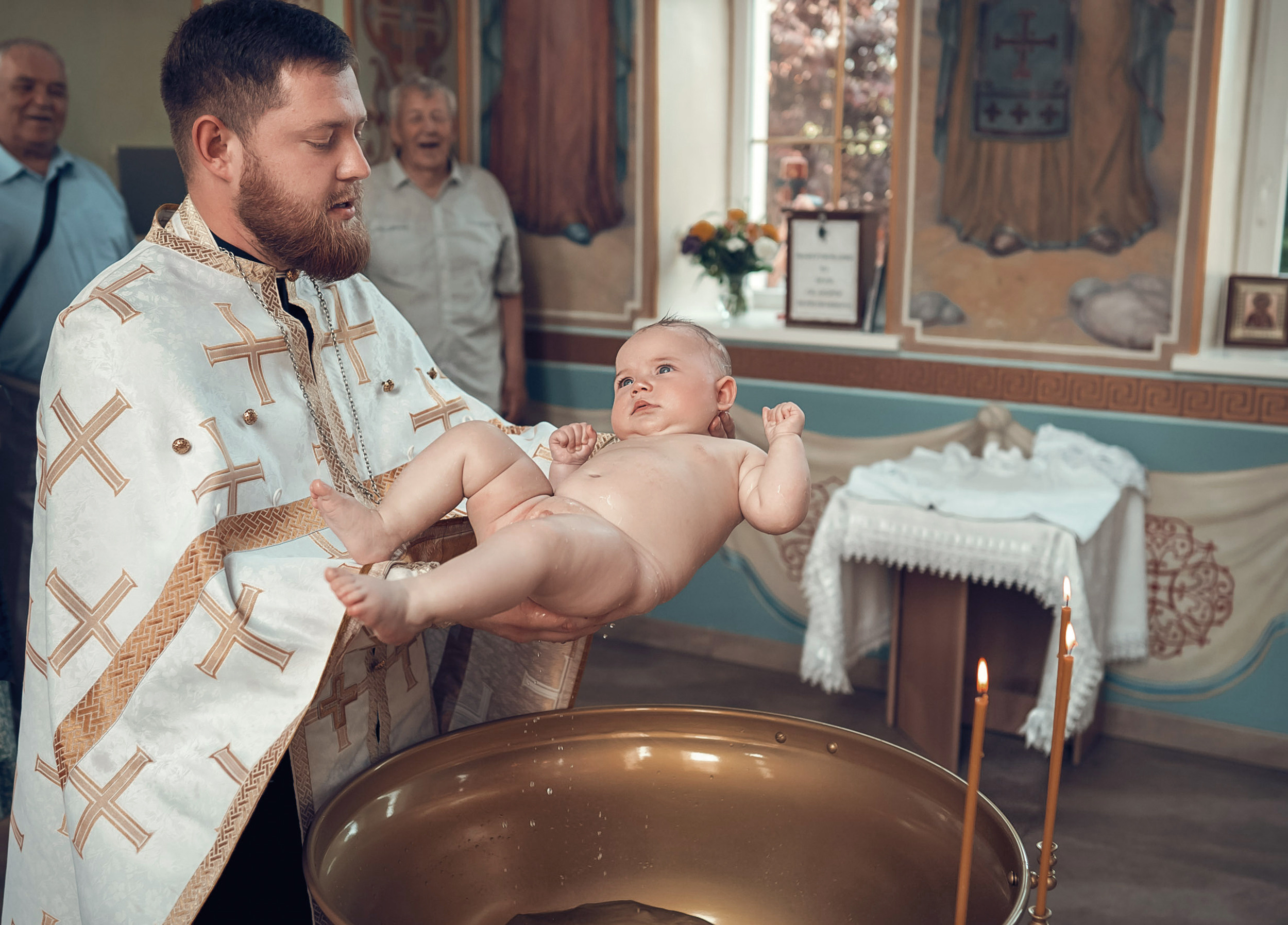 Крещение в храме ап. Андрея Первозванного г. Севастополь. Церковный фотограф Севастополь