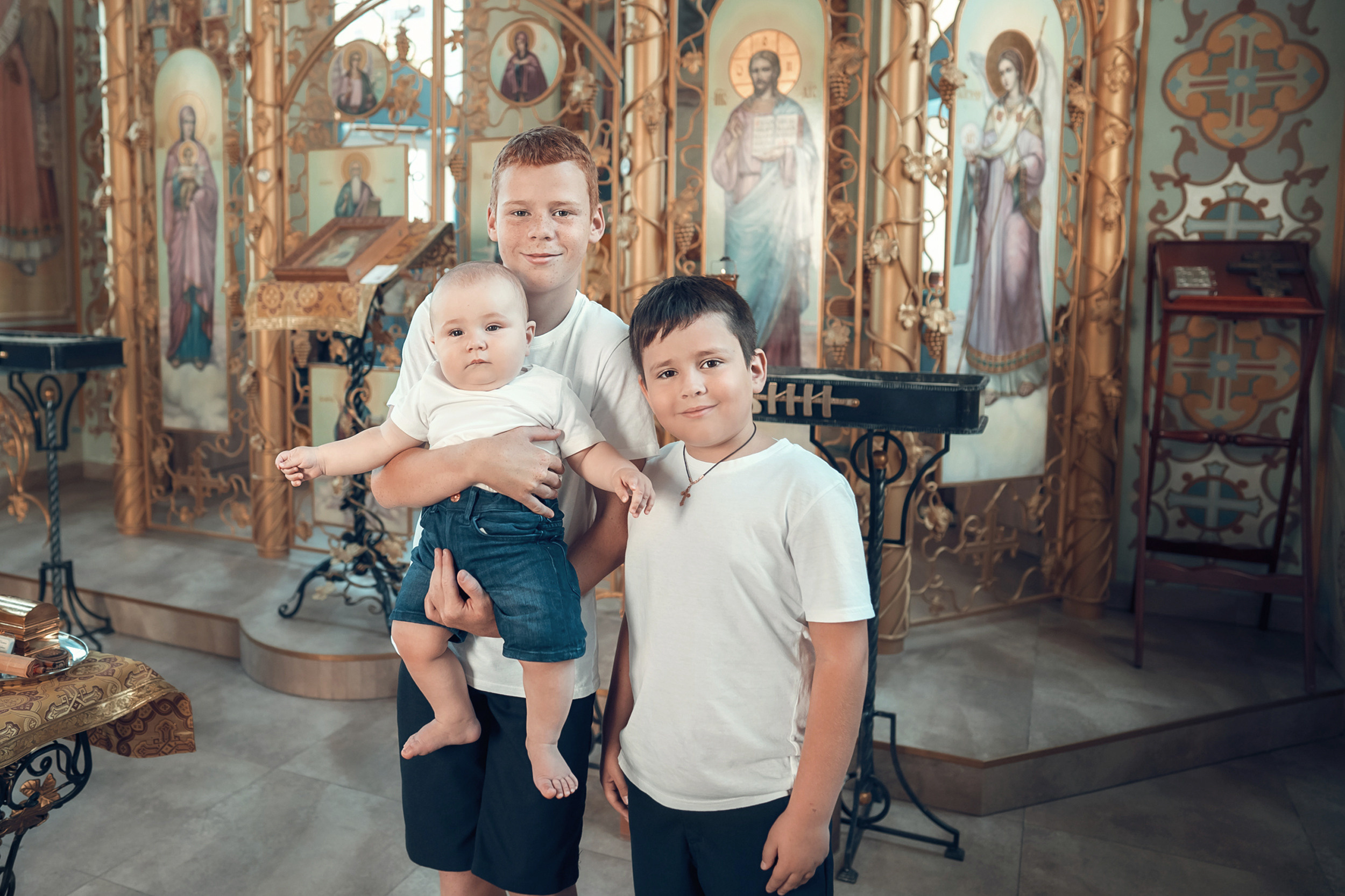 Крещение в храме ап. Андрея Первозванного г. Севастополь. Церковный фотограф Севастополь