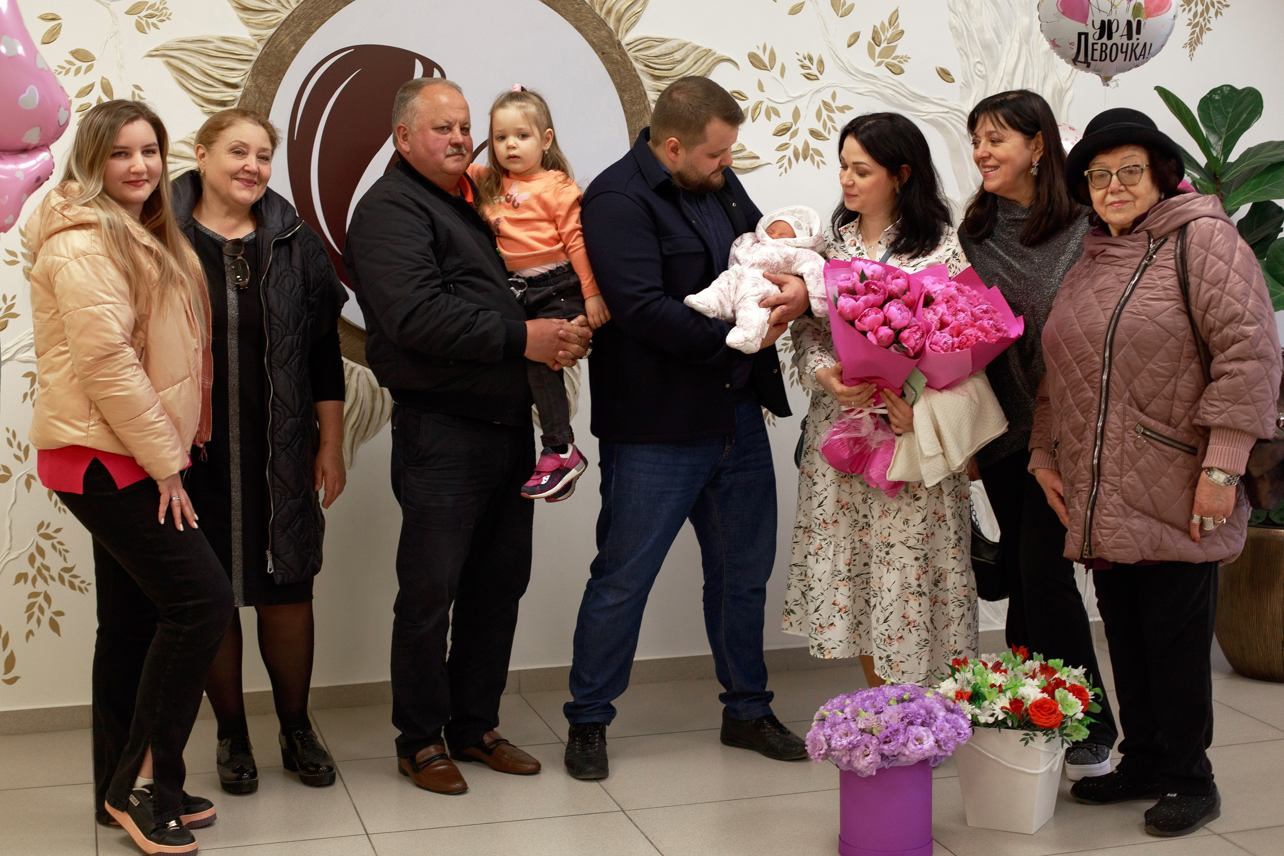 Выписка из роддома Ставрополя и домашняя фотосессия малышки. Фотограф Ставрополь Пятигорск Елизавета Дарина