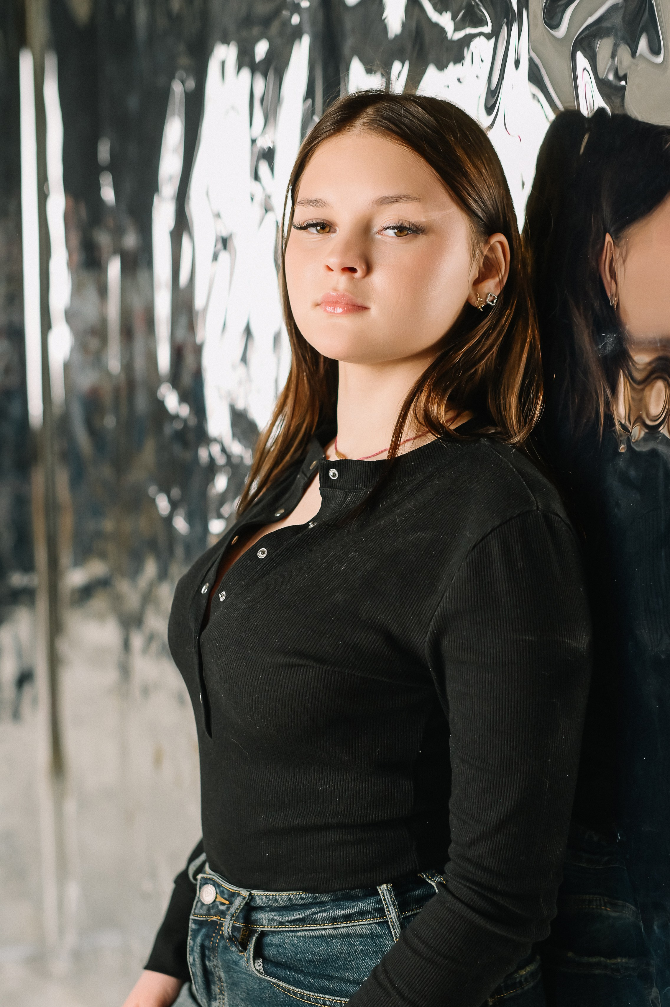 Александра с детьми