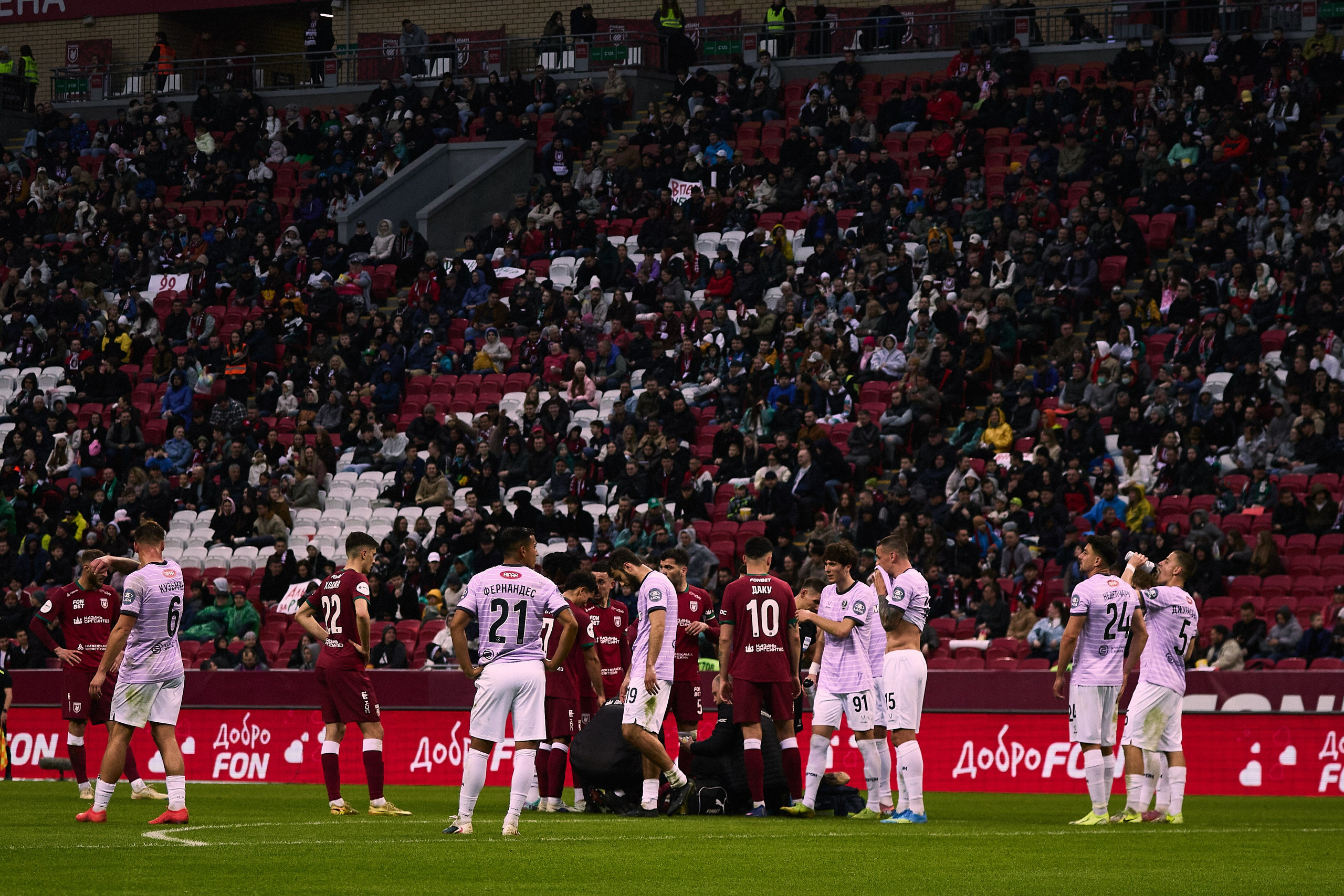 Футбольный матч Рубин — Акрон. Simpleand1