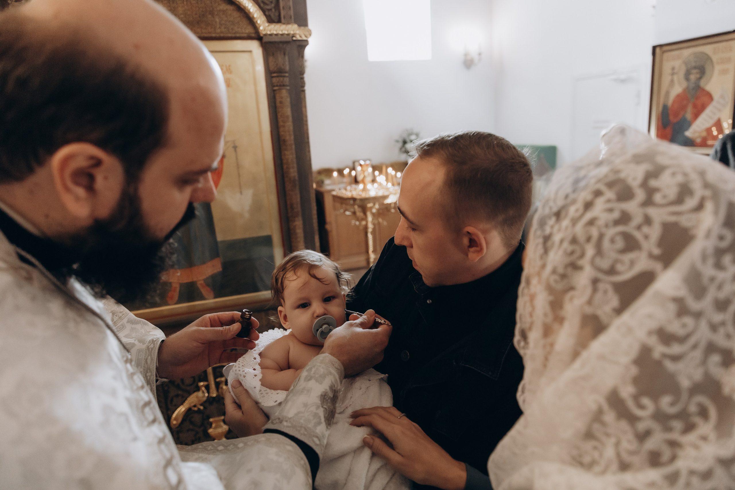 Таинство Крещения Южный Храм. Фотограф Новый Уренгой I Ньюборн I Фотограф материнства I ЯНАО