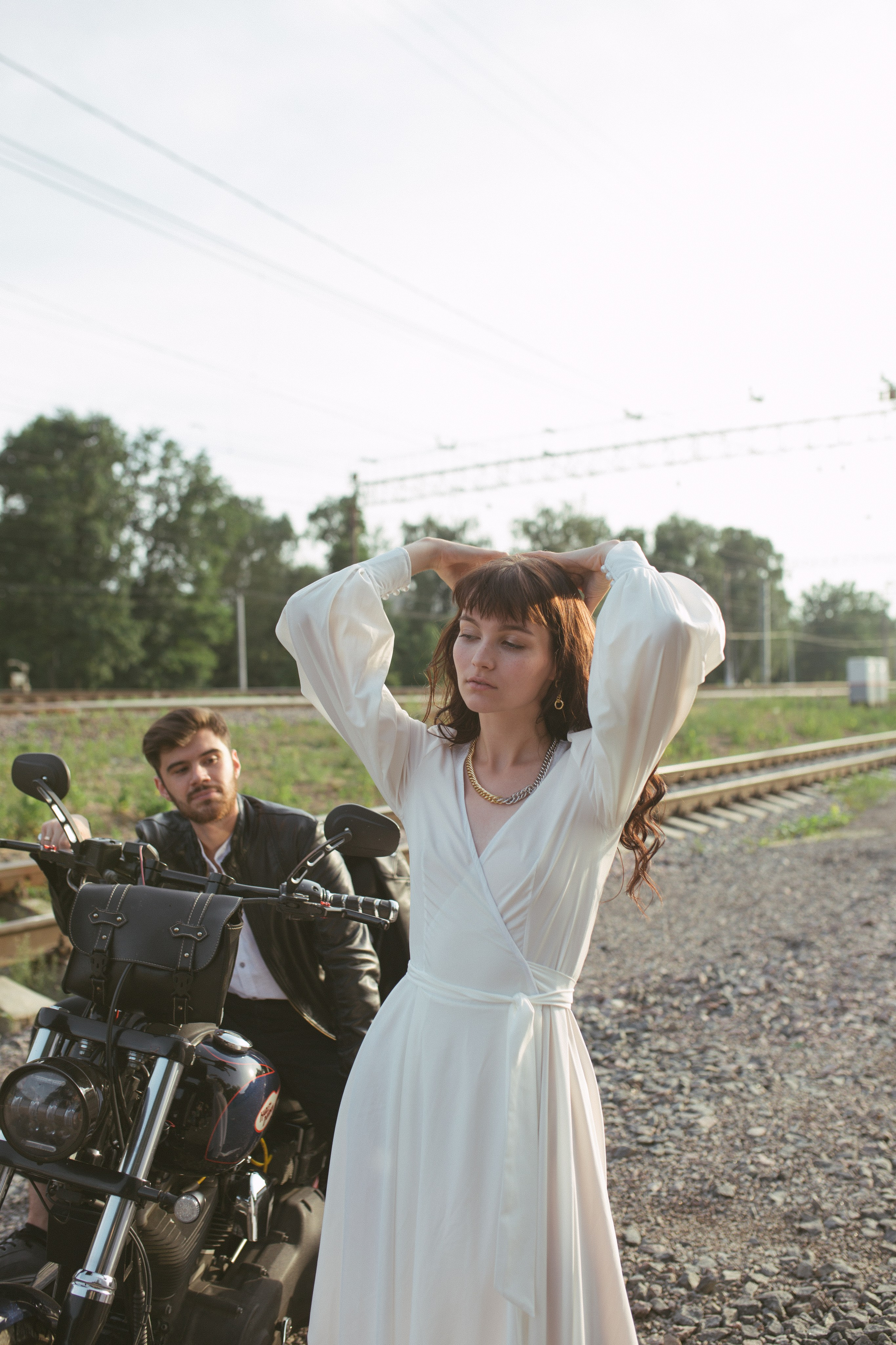 Love story с мотоциклом. Фото Радости. Свадебный и семейный фотограф в Москве Юлия Самойлова