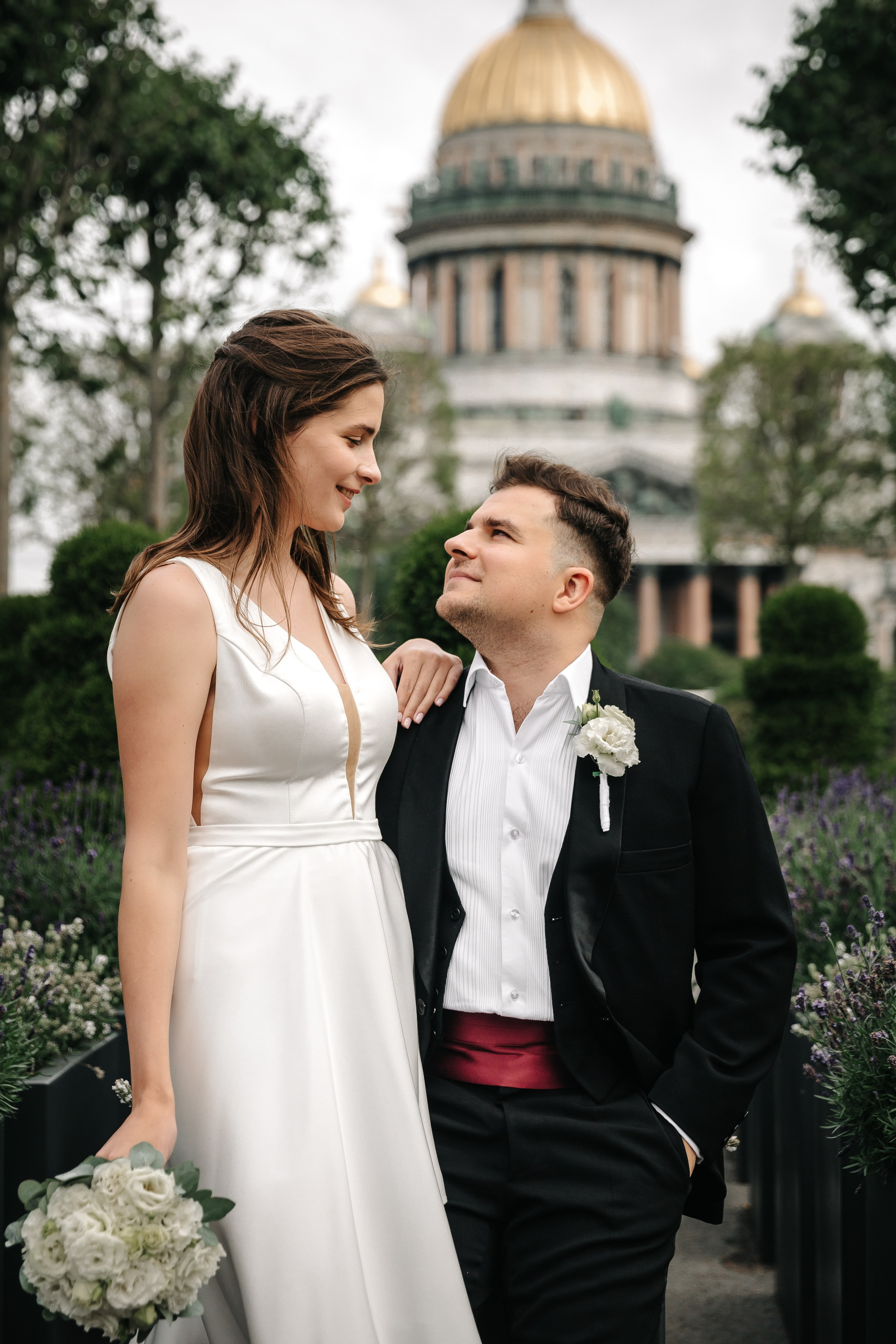 КРОНШТАДТСКИЙ ЗАГС | Август, Летний сад, Исаакий. Свадебный фотограф в Санкт-Петербурге Полина Корзухина