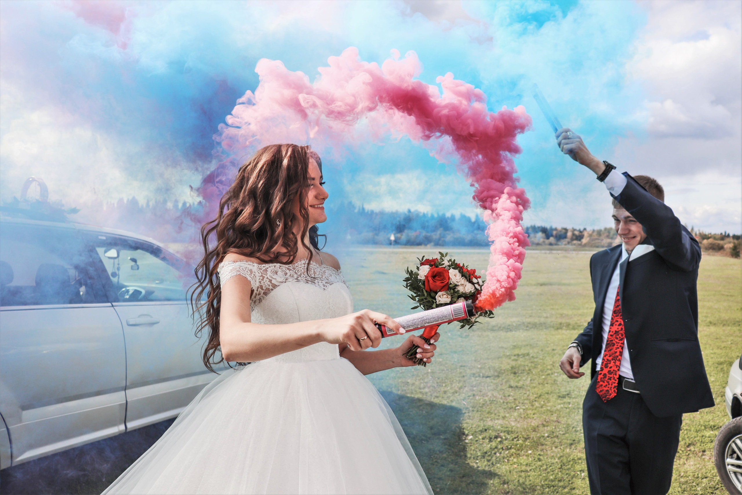 Свадебная прогулочная фотосессия в городе Томск и Северск