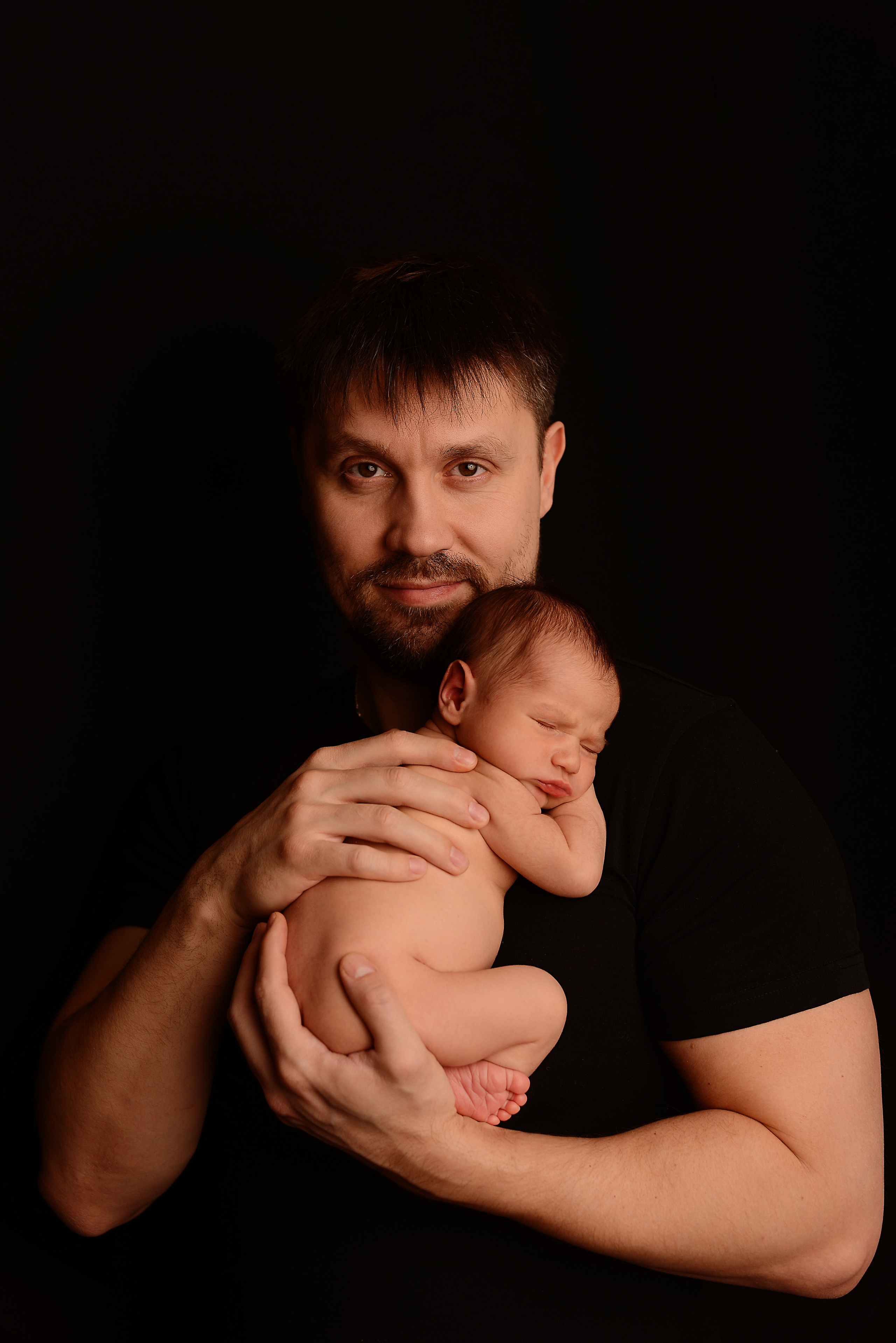 Фото с родителями. Фотограф новорожденных Кемерово Анастасия Шромова