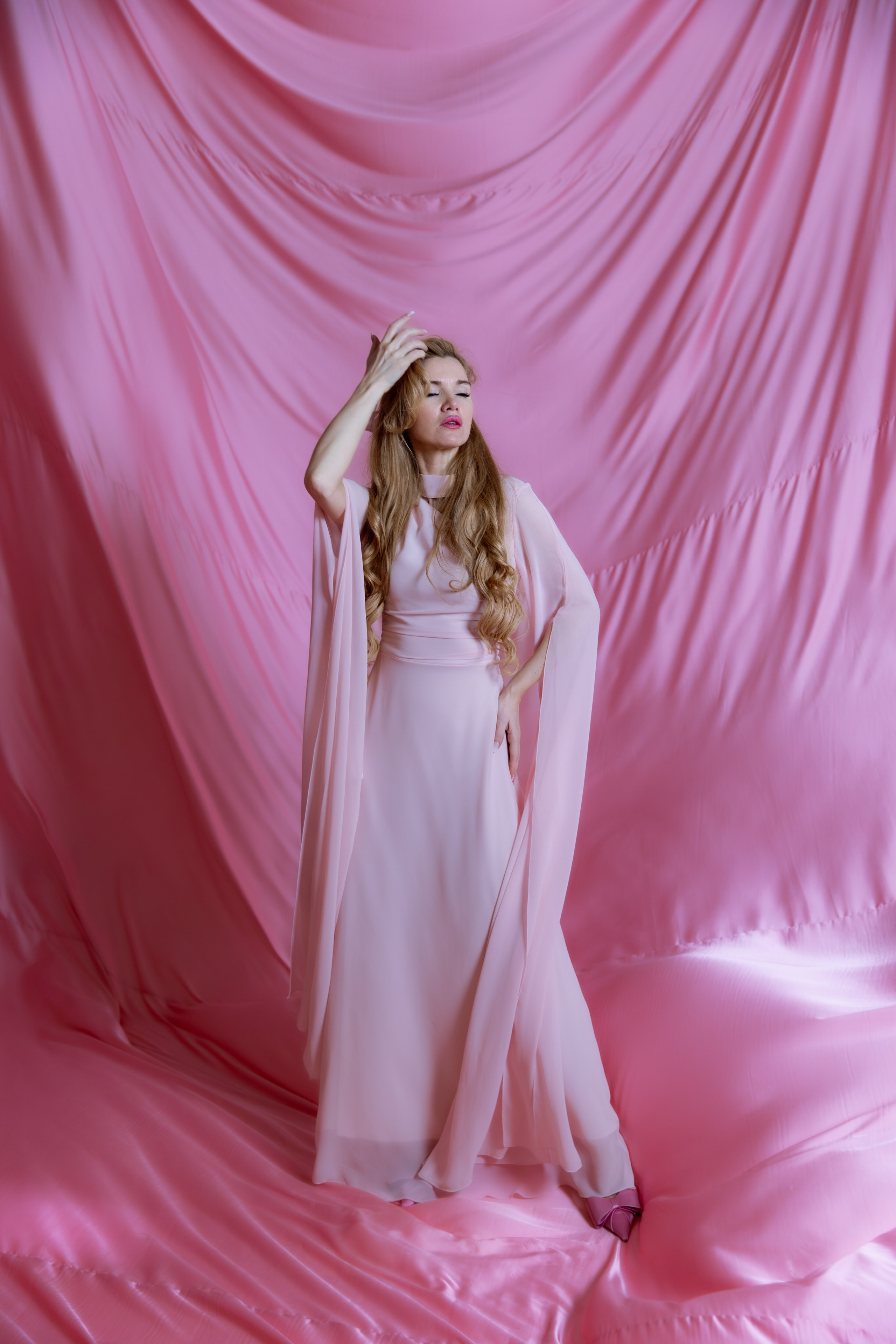 Розовый шёлк фотодень. Свадебный и семейный фотограф Москва и Московская область