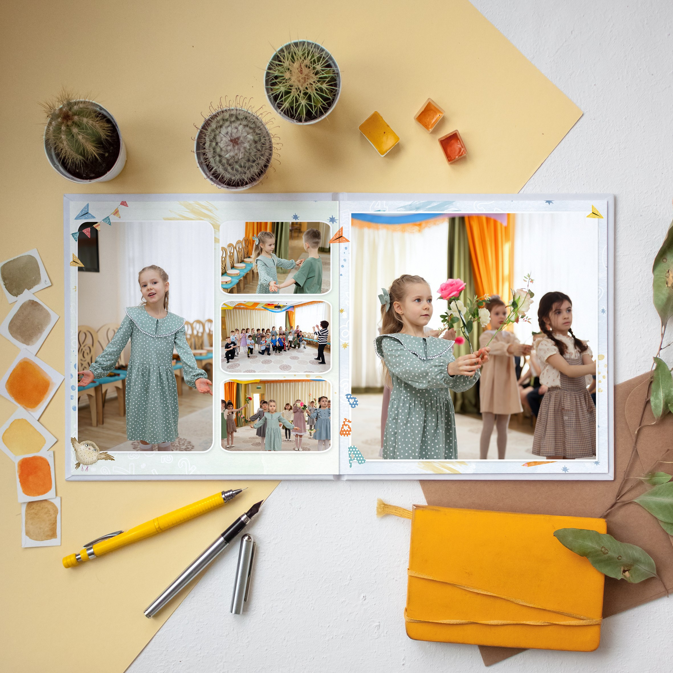 Примеры альбомов в Детский сад. Фотограф г. Москва Олеся Пантелеева