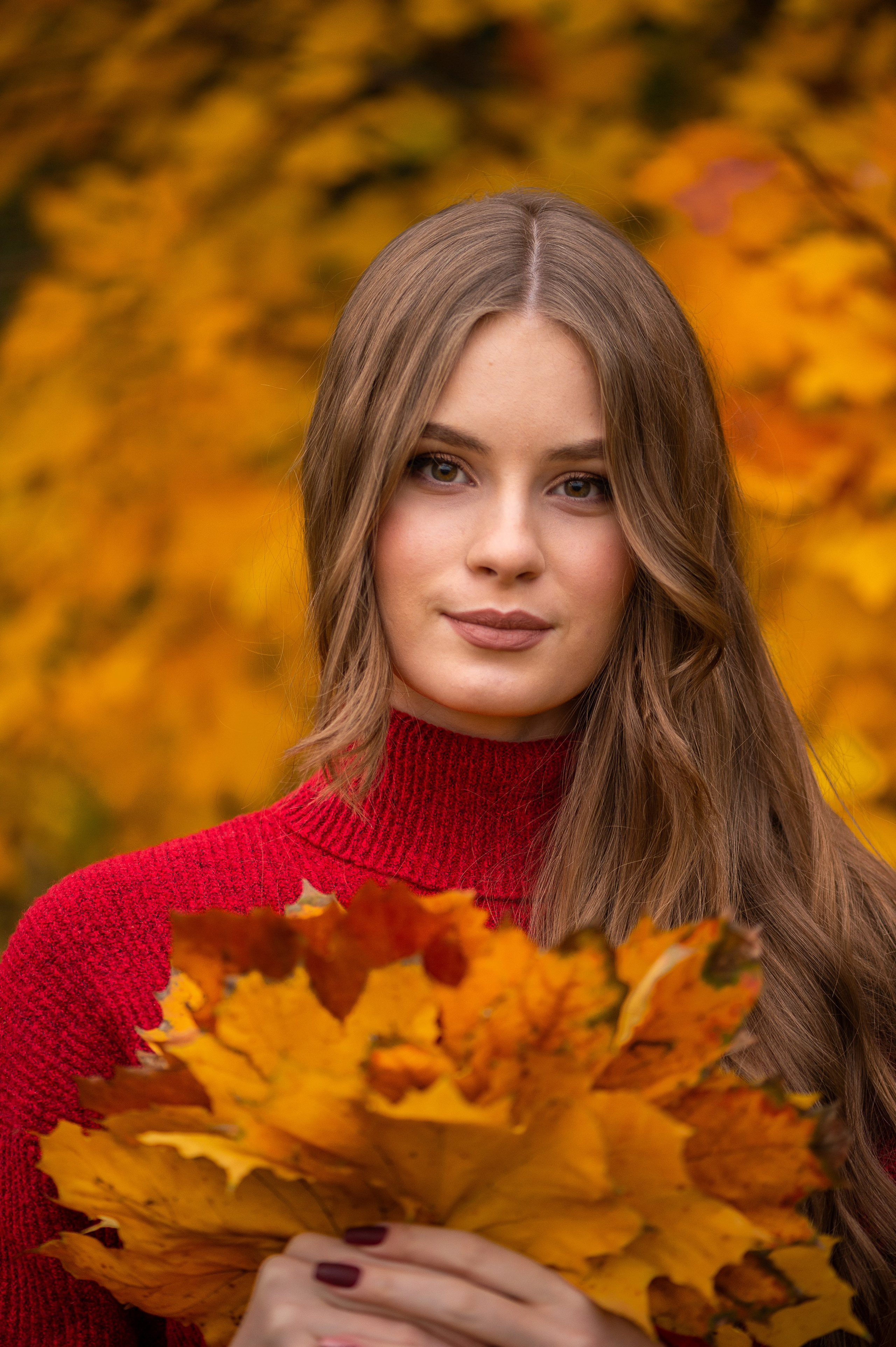 Осенняя фотосессия для Вероники. Фотосессии в Москве, женский и семейный фотограф Юлия Михайленко