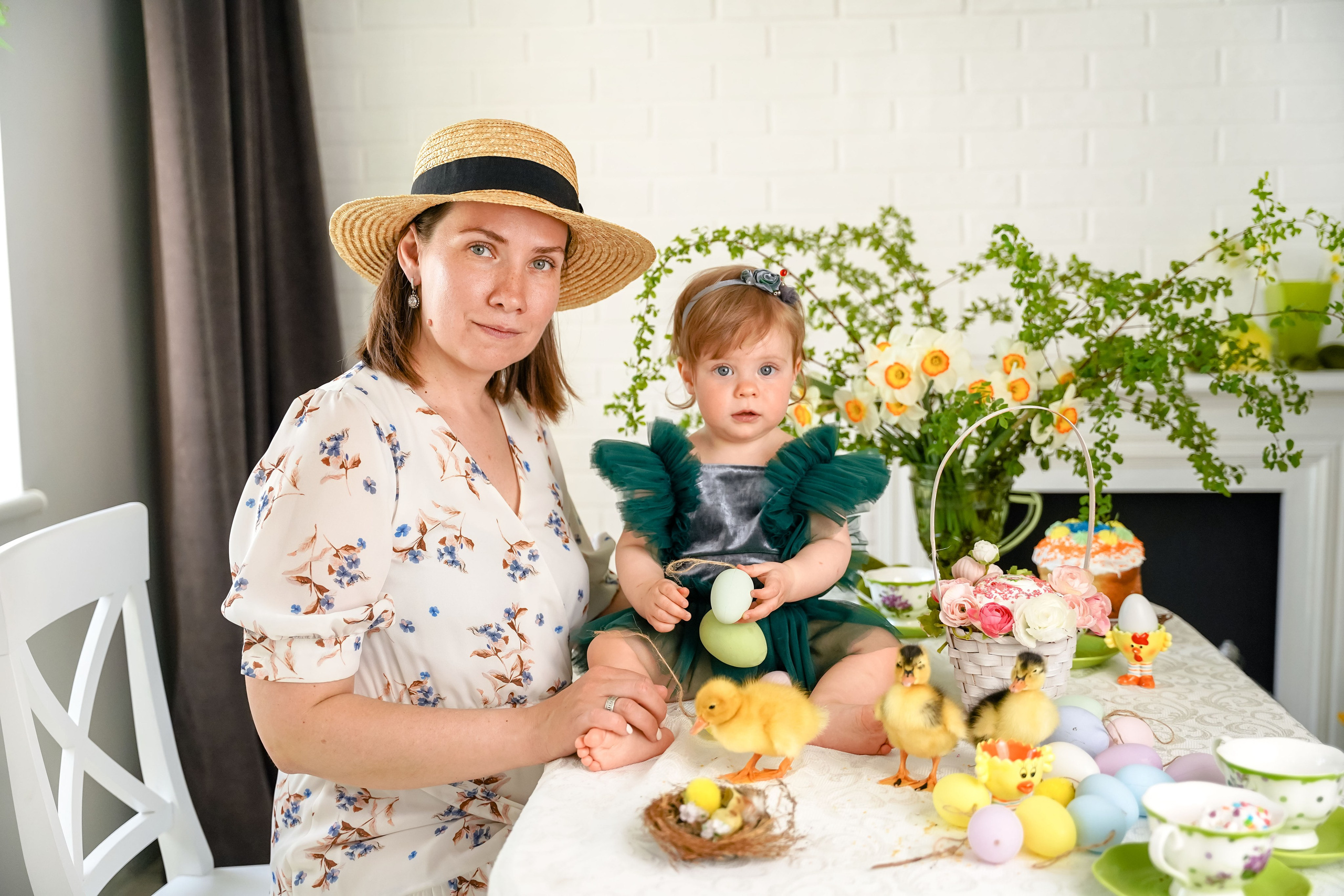 ПРОЕКТ «ПАСХАЛЬНЫЙ» С УТЯТАМИ. Фотограф в Ялте Инна Найден. Детский и семейный фотограф