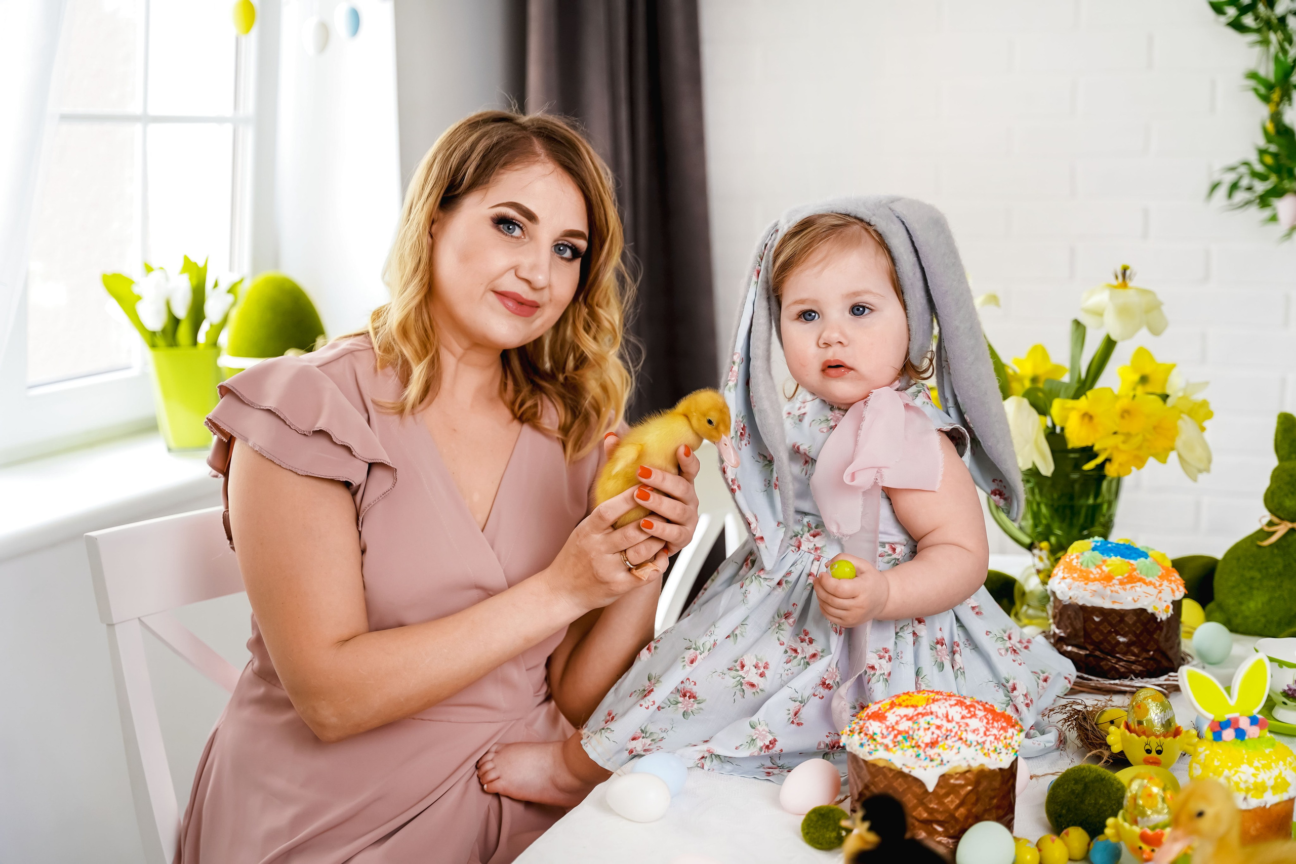 ПРОЕКТ «ПАСХАЛЬНЫЙ» С УТЯТАМИ. Фотограф в Ялте Инна Найден. Детский и семейный фотограф