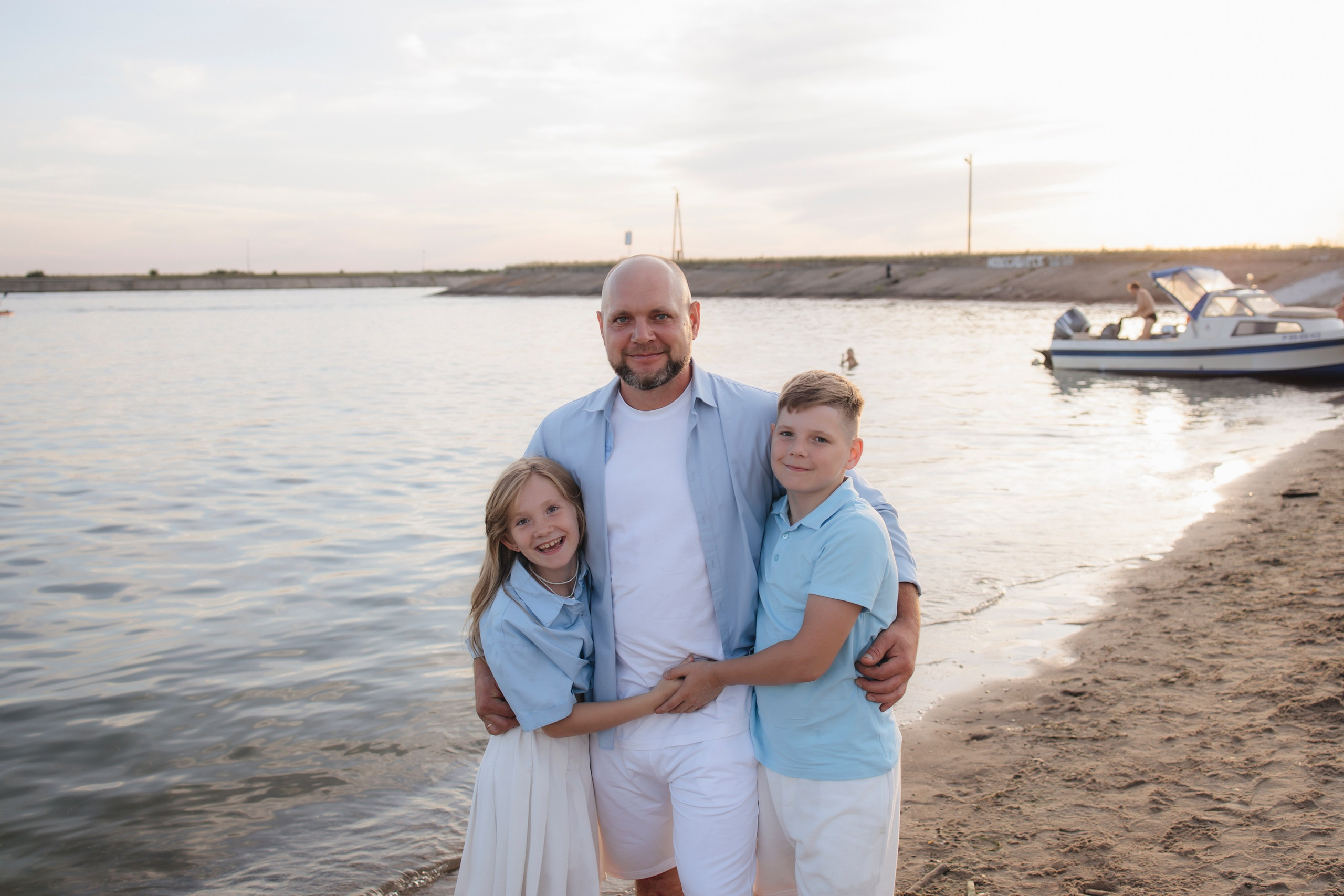 Прогулка на закате. Фотограф Новосибирск