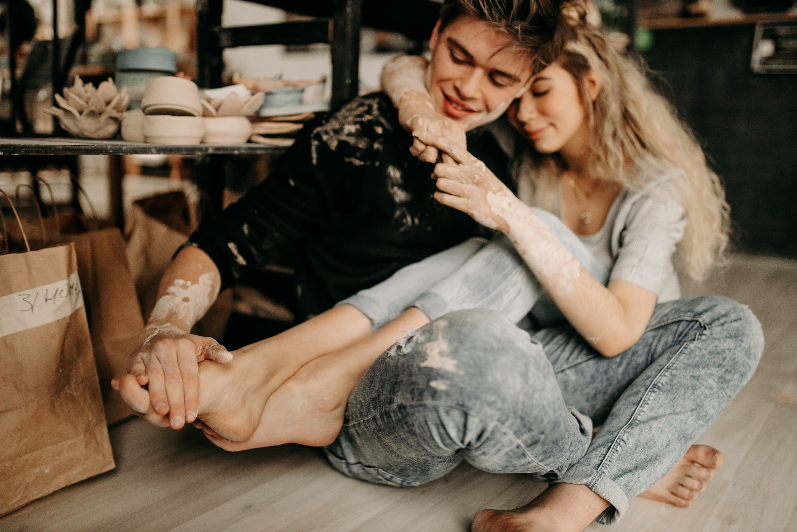 А давай слепим любовь?. Свадебный и семейный фотограф в Санкт-Петербурге и Москве