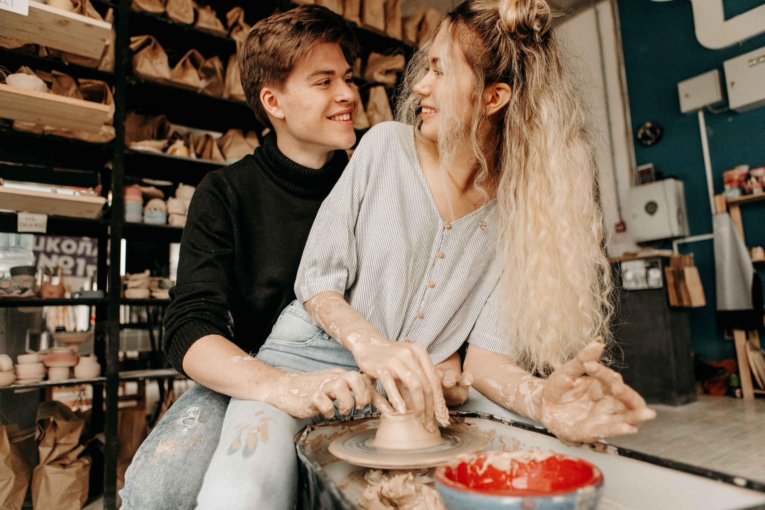 А давай слепим любовь?. Свадебный и семейный фотограф в Санкт-Петербурге и Москве