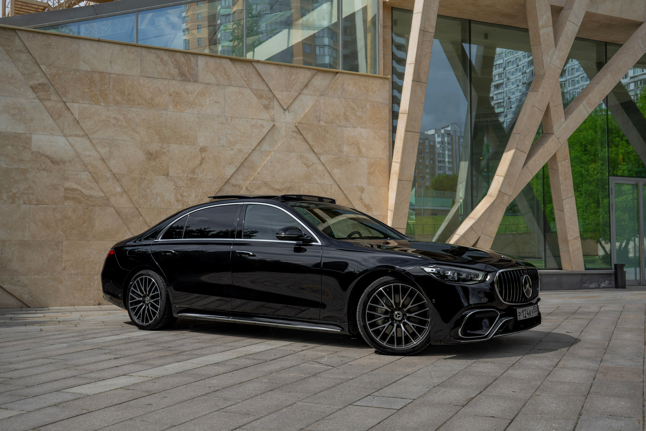Mercedes S-class (W223). Автомобильный фотограф Ногинск Денис Городок