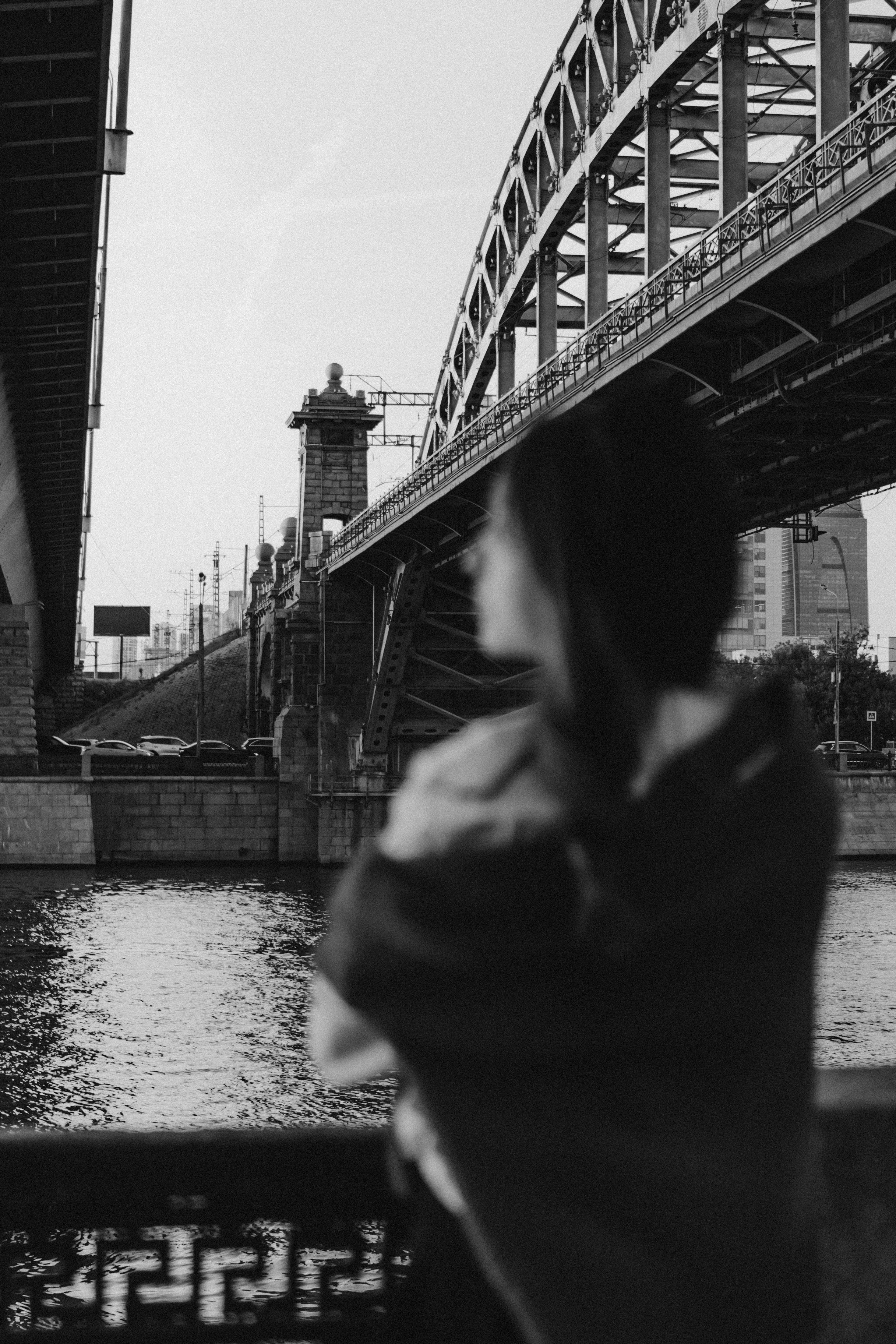 Анастасия | городская фотосессия на набережной. Портретный фотограф Москва