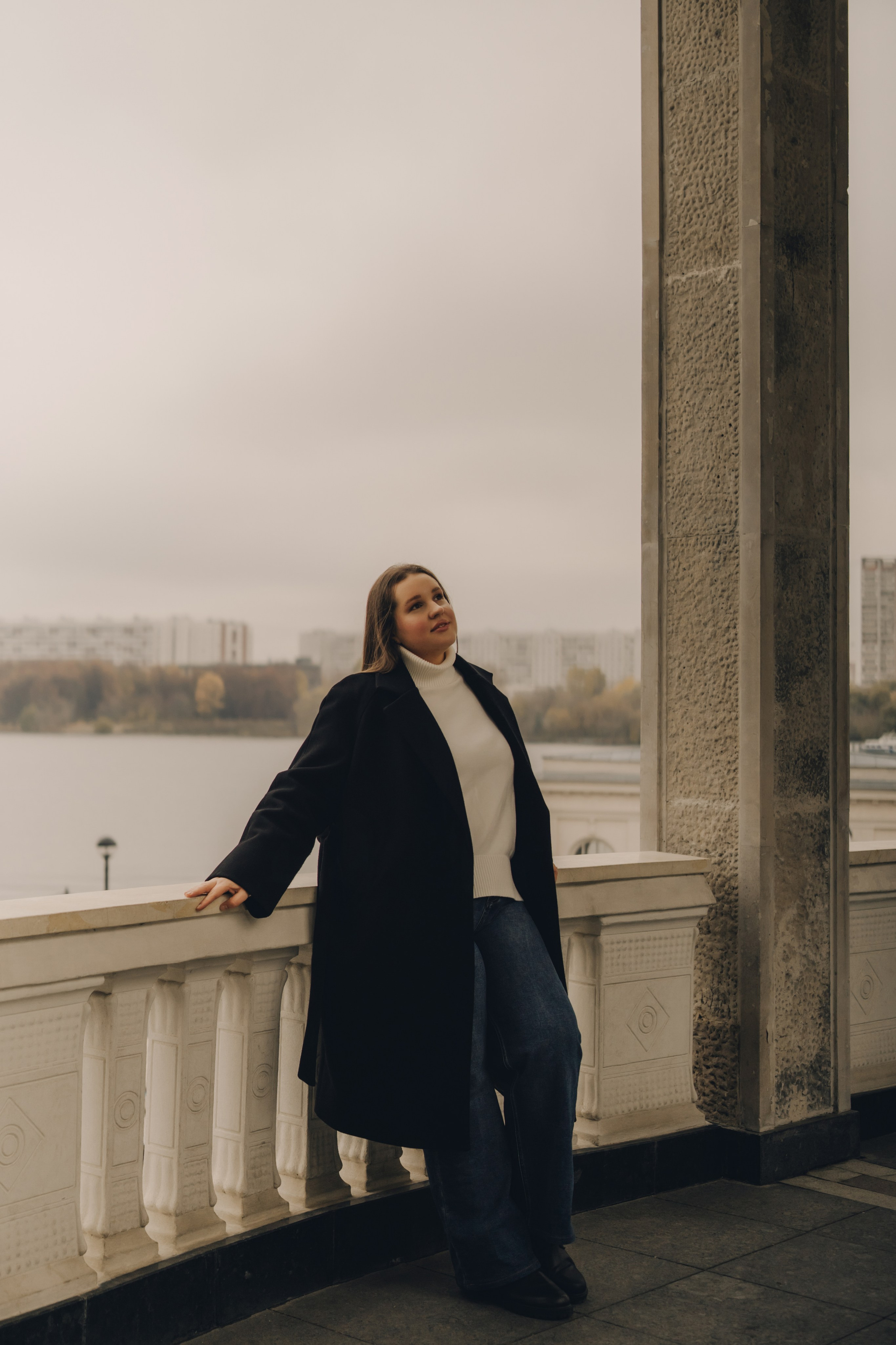 Елена | осенняя фотосессия северный Речной вокзал. Портретный фотограф Москва