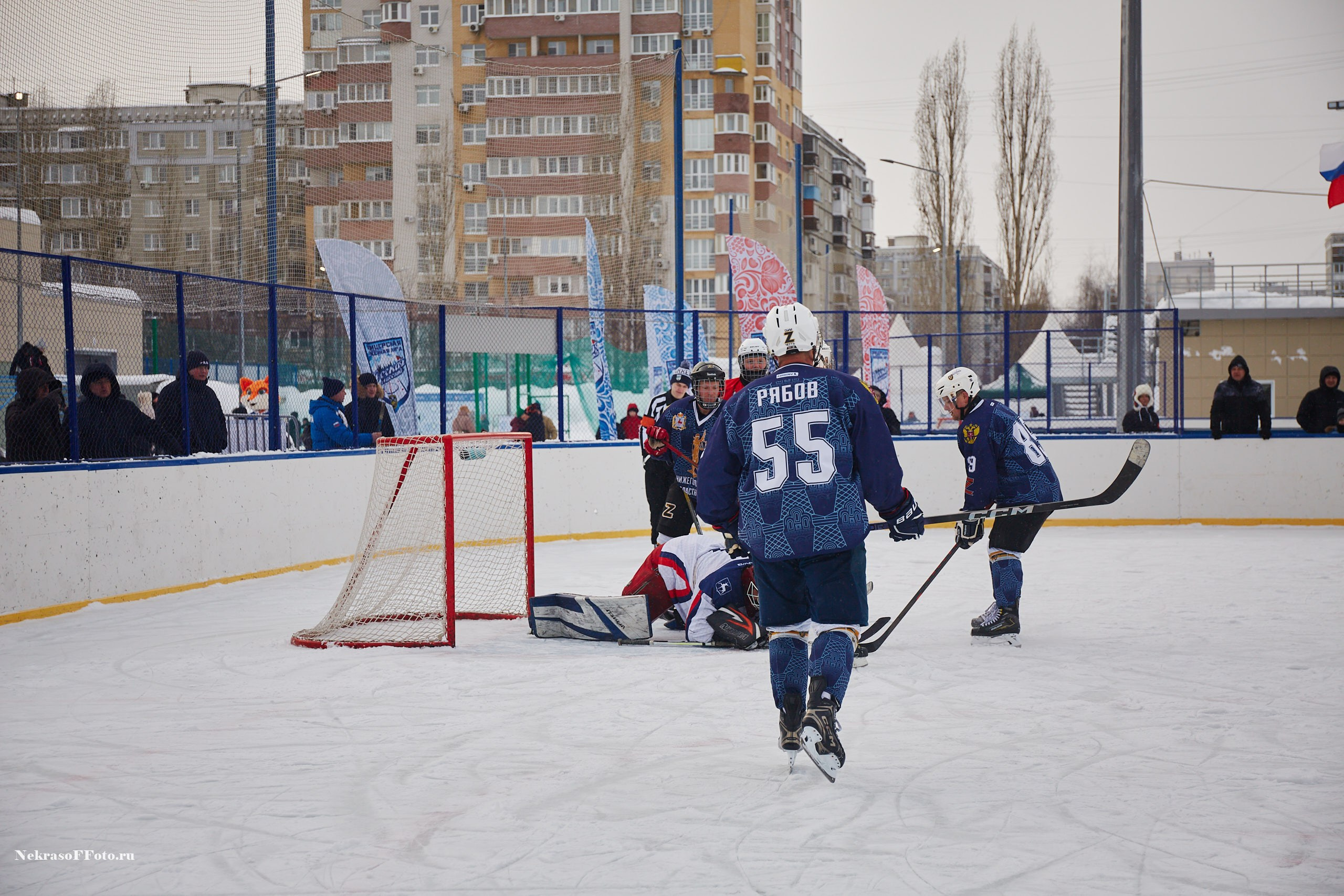 Турнир по хоккею «Русская классика» в рамках Офицерской хоккейной лиги. Спортивный фотограф Некрасов Денис