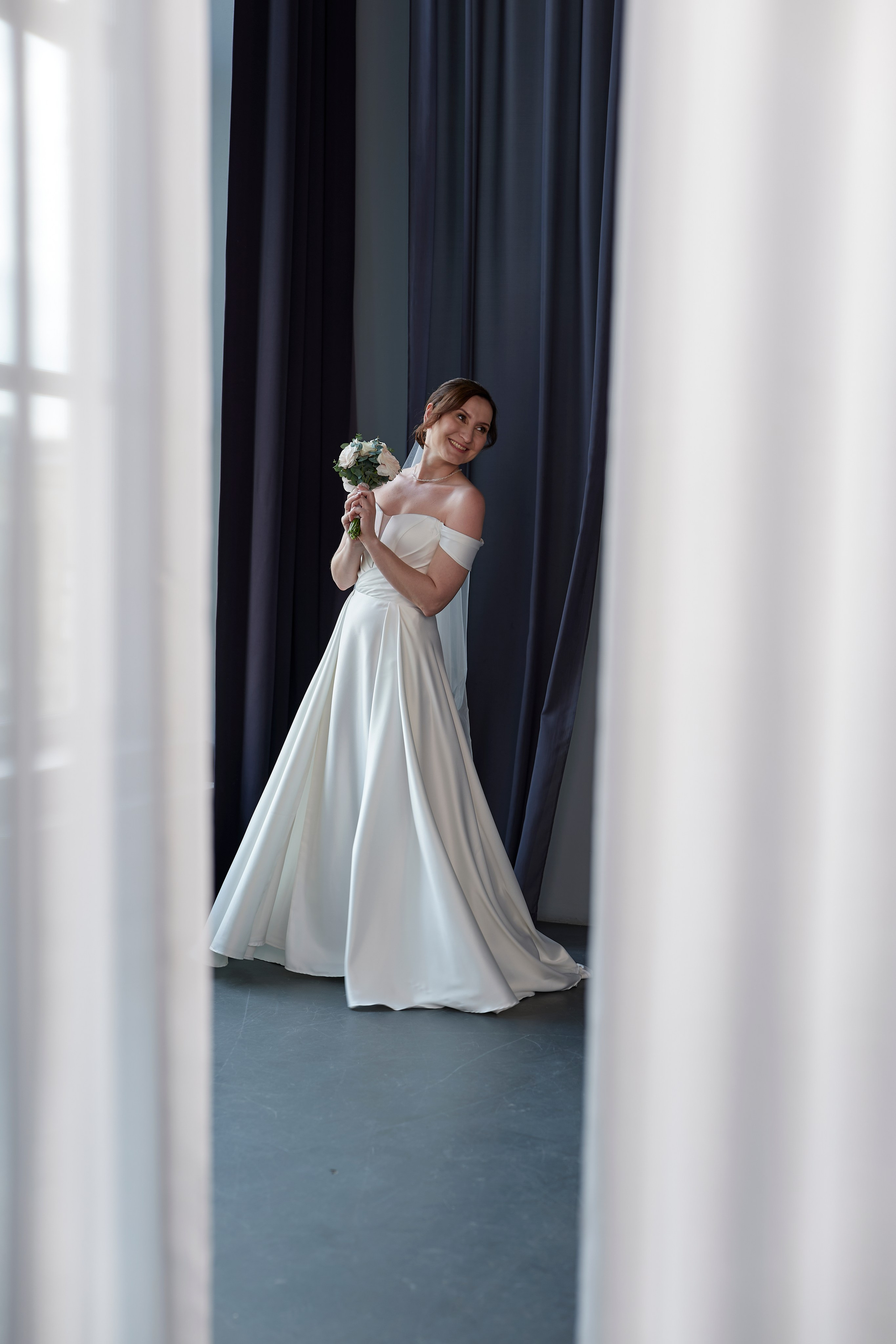 Свадебная фотосессия в студии. Семейный и женский фотограф в Москве Зоя Бучерова