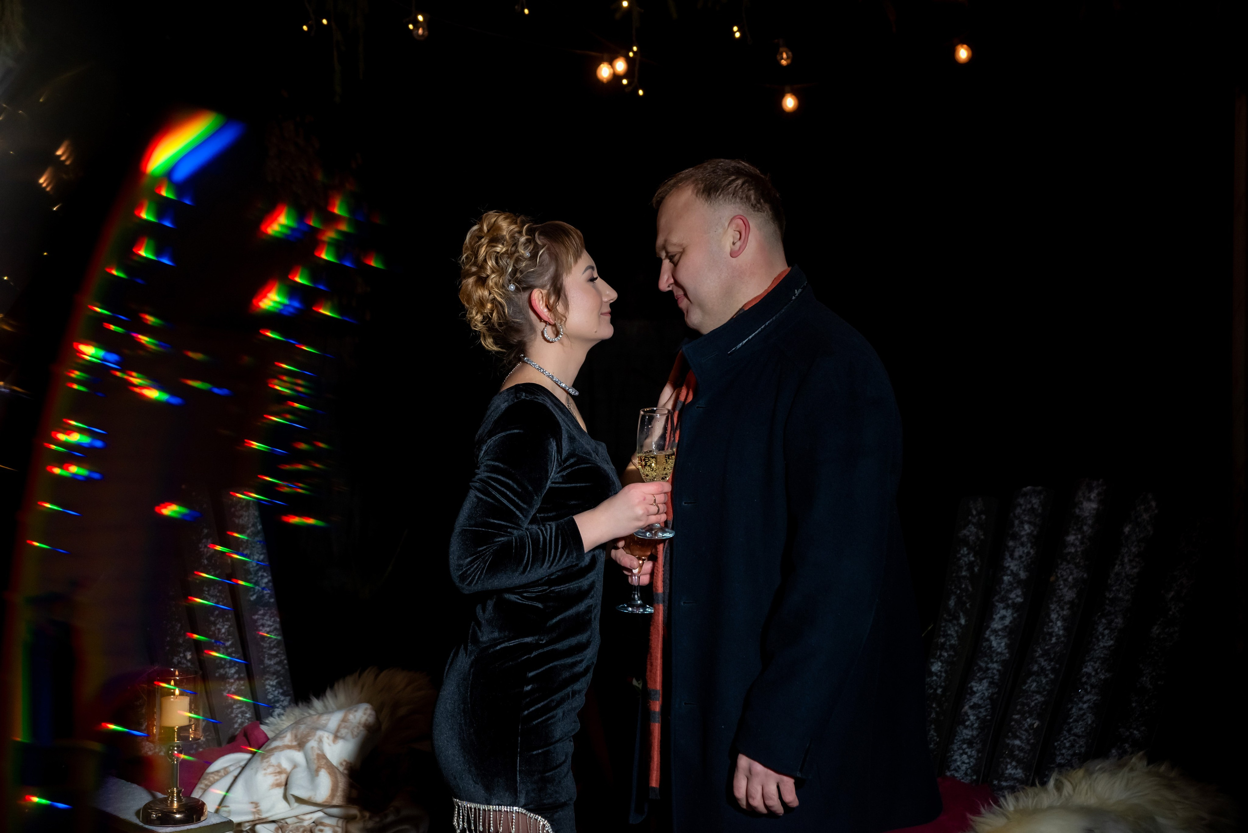 Новогодняя Лав стори. Фотограф Крещение Венчание Москва