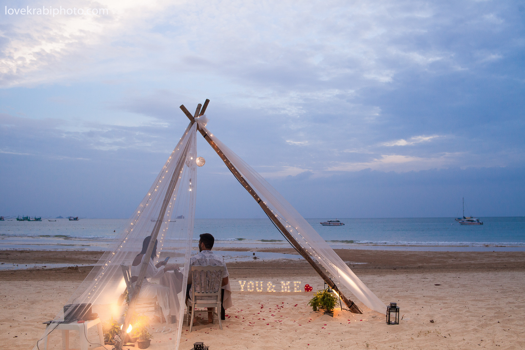 Dusit thani resort, thailand  krabi photographer, krabi beach dinner, aonang beach, krabi wedding