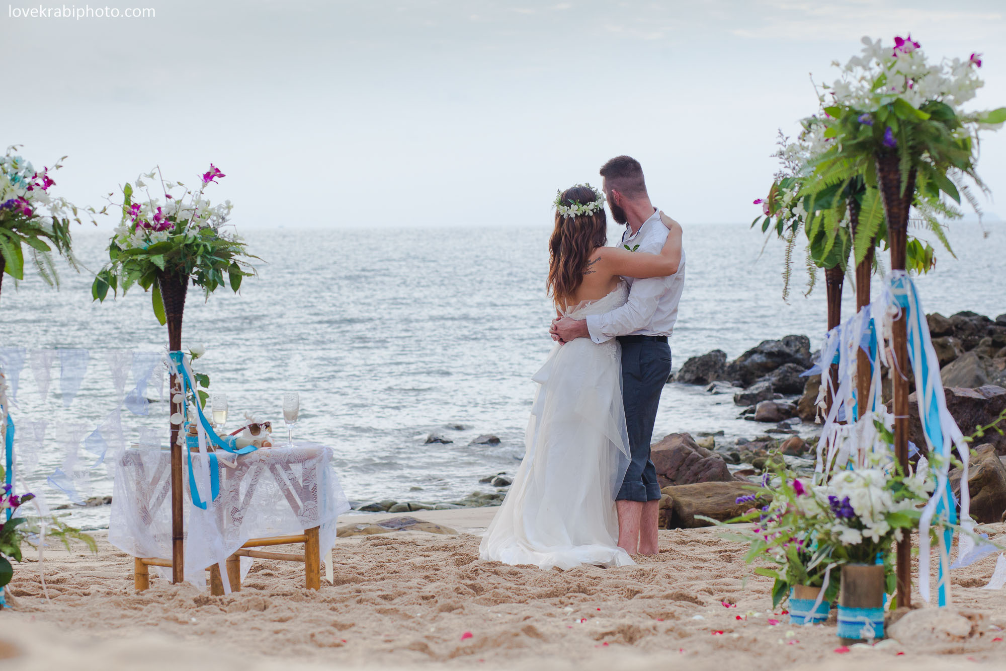 Wedding Vows Set Up in Krabi and Koh Lanta. Photography & Events Thailand Krabi