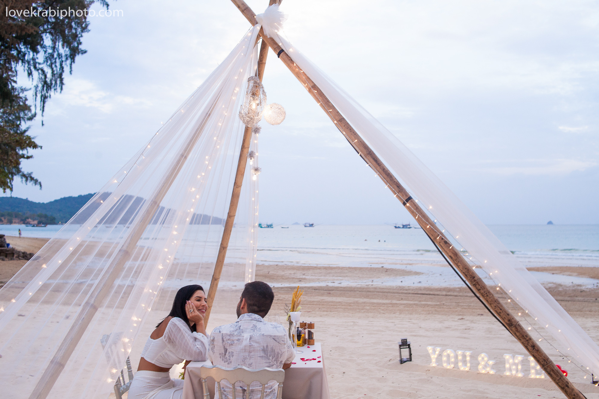 Dusit thani resort, thailand  krabi photographer, krabi beach dinner, aonang beach, krabi wedding