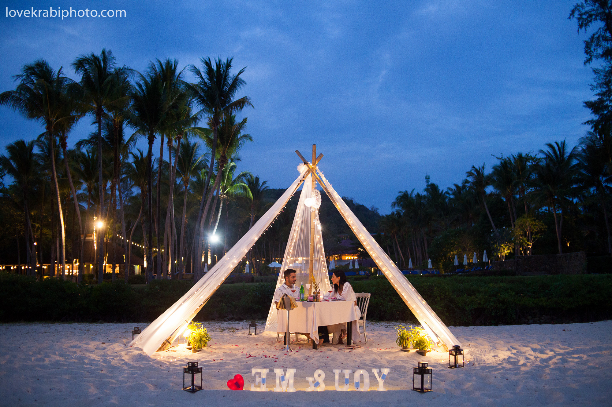 Dusit Thani Krabi Beach Dinner. Photography & Events Thailand Krabi