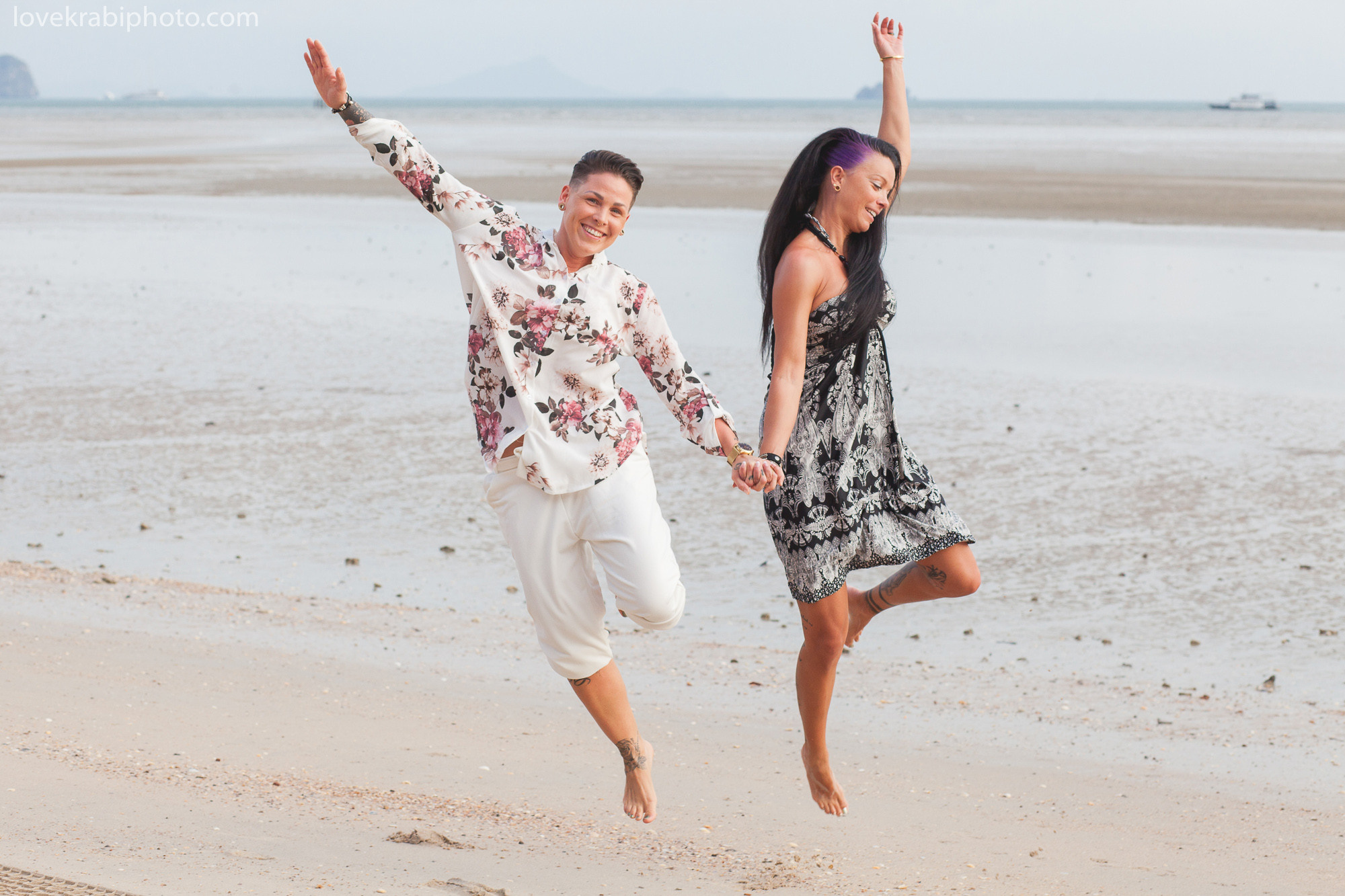 krabi proposal photography, thailand photographer, holiday in thailand, krabi beach, lgbt proposal thailand, lgbt pride krabi, she said yes, krabi ao nang beach, koh lanta photographer