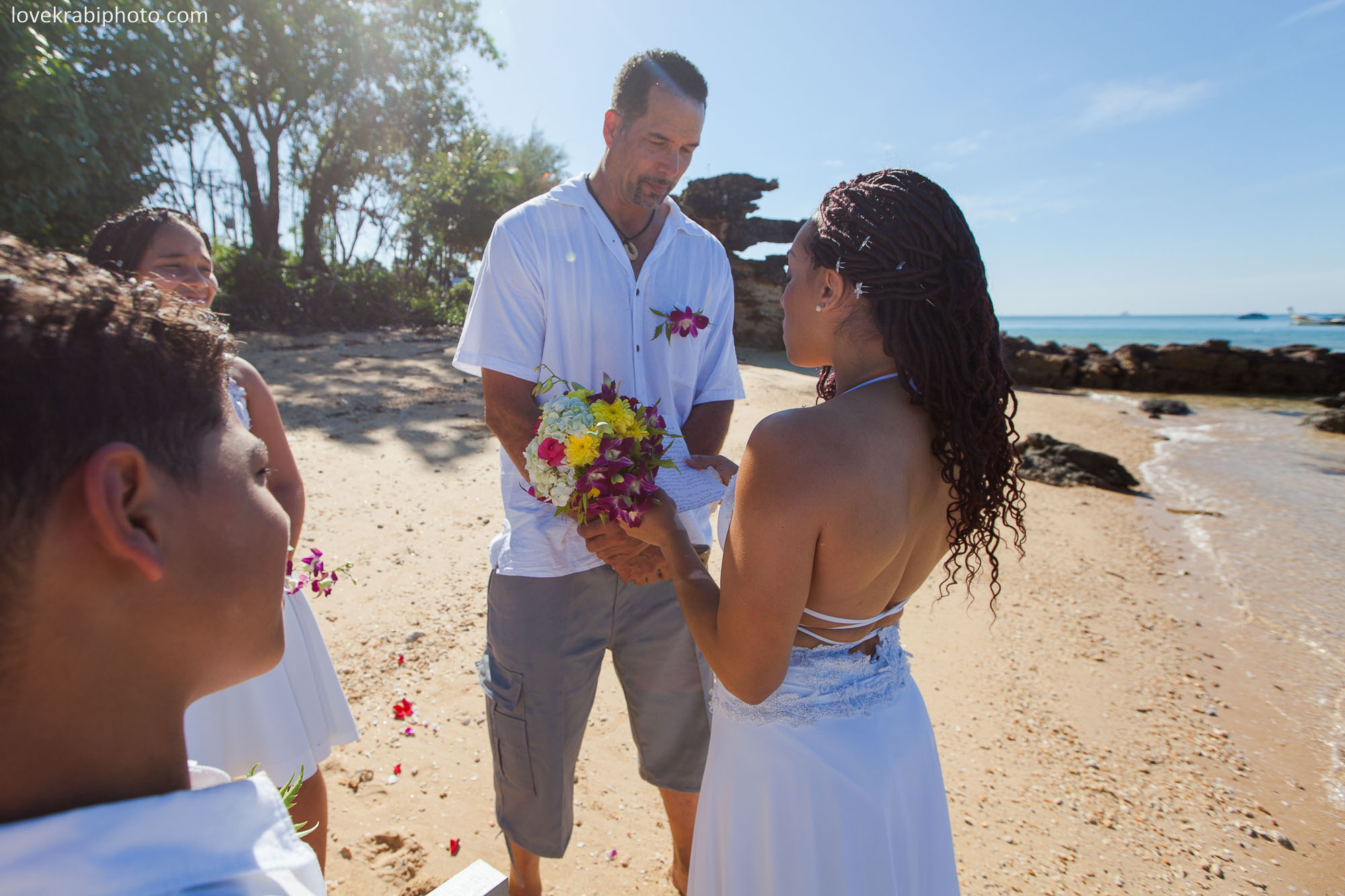 Wedding Vows Set Up in Krabi and Koh Lanta. Photography & Events Thailand Krabi
