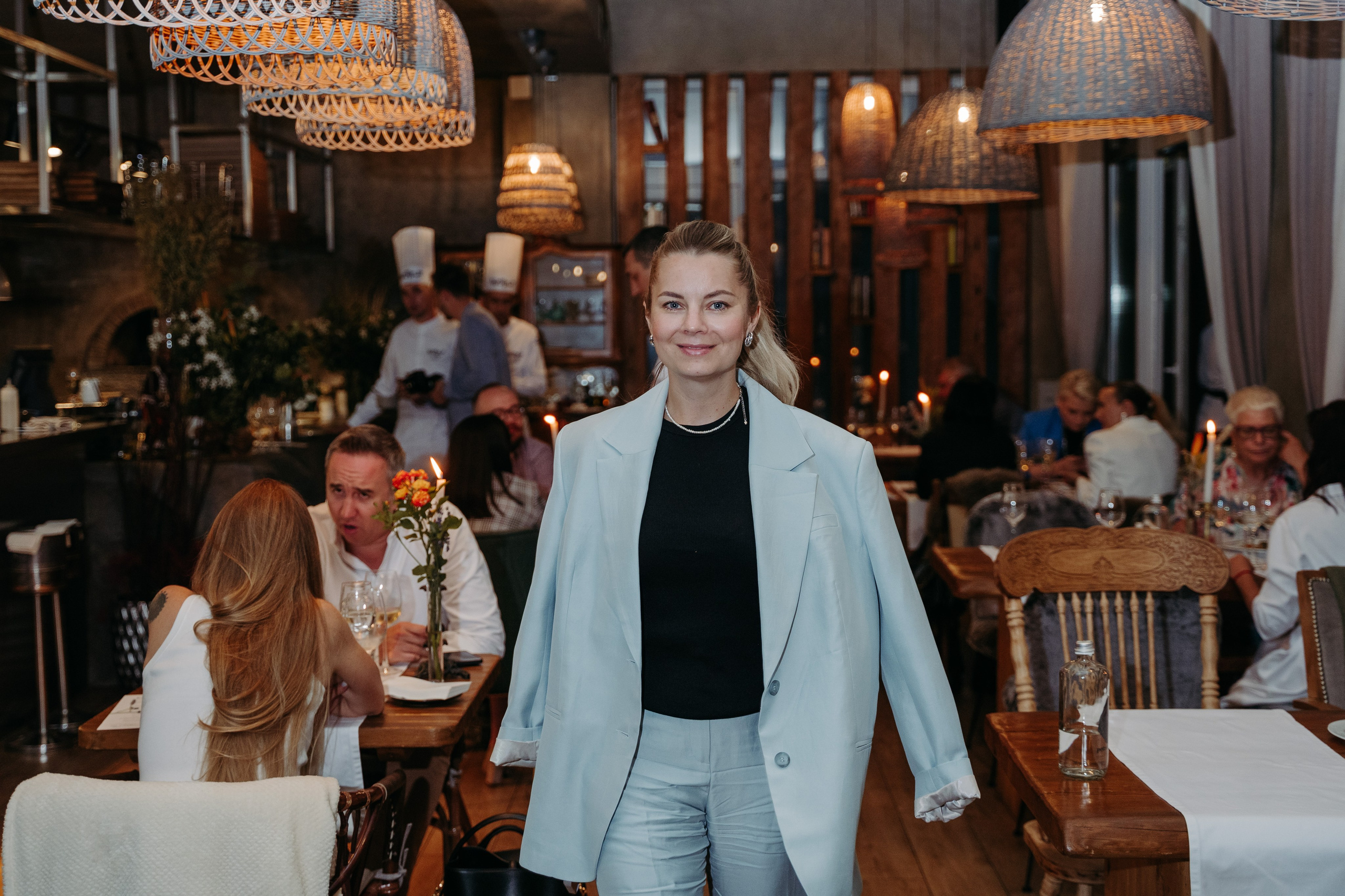 Открытый ужин с Mishlen Шеф Поварами. Репортажный и свадебный фотограф в Москве Рая Небогатова