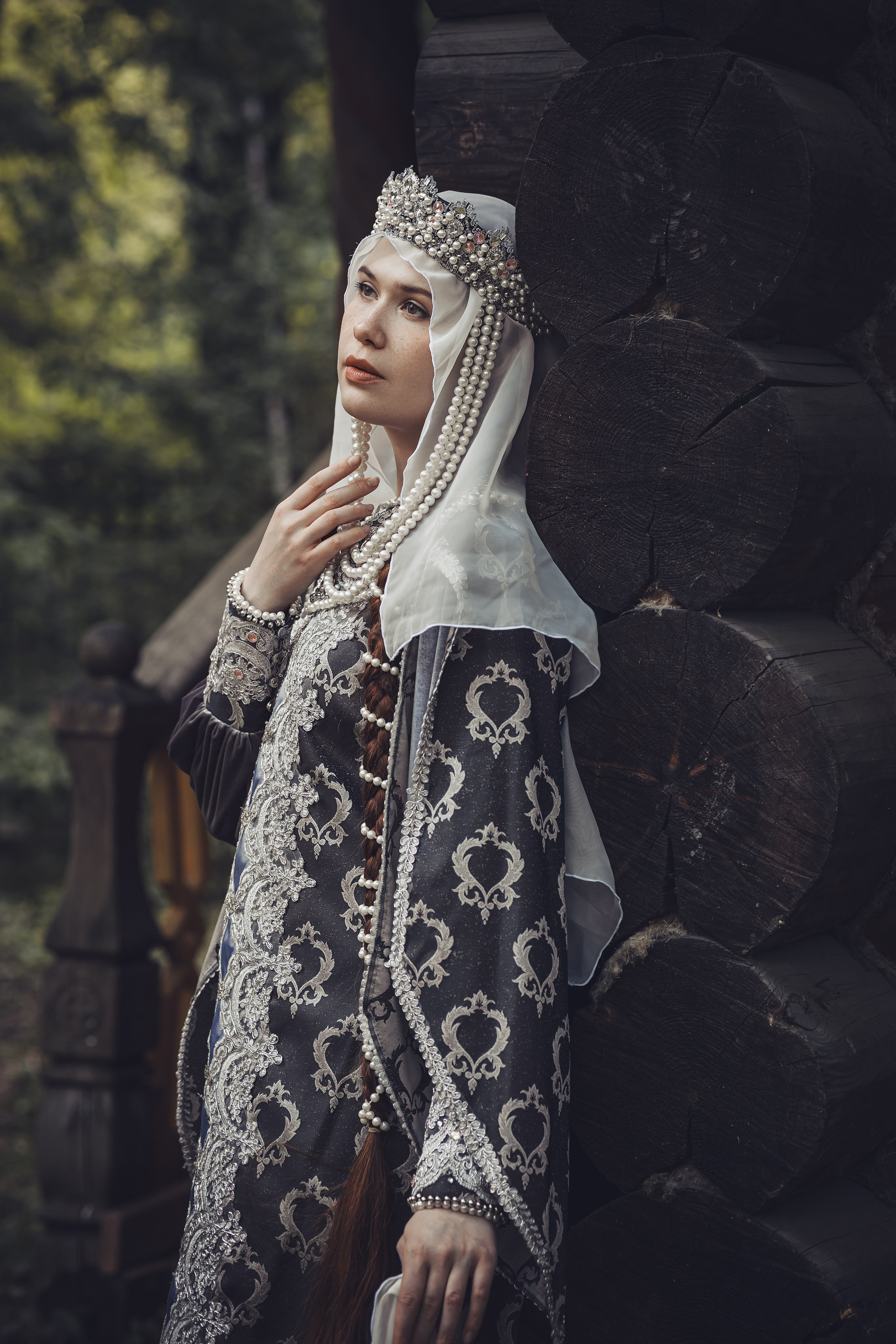 Мужчина и&nbsp;женщина, портрет, русский народный костюм, сказочная фотосессия, косплей, арт, фотосессия на природе, фотограф,  Москва