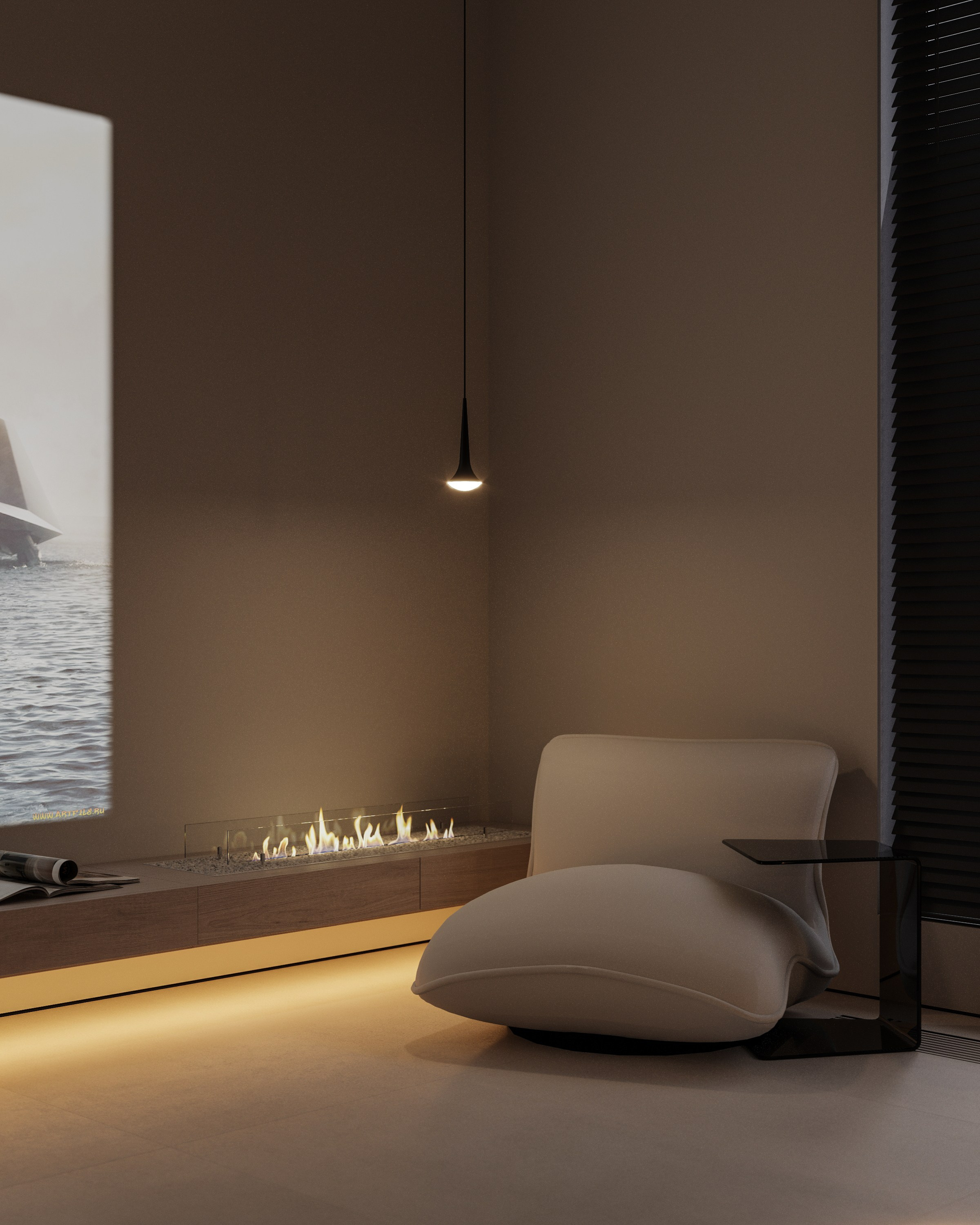 Country house | Bedroom. 3D визуализация интерьеров — Ирина