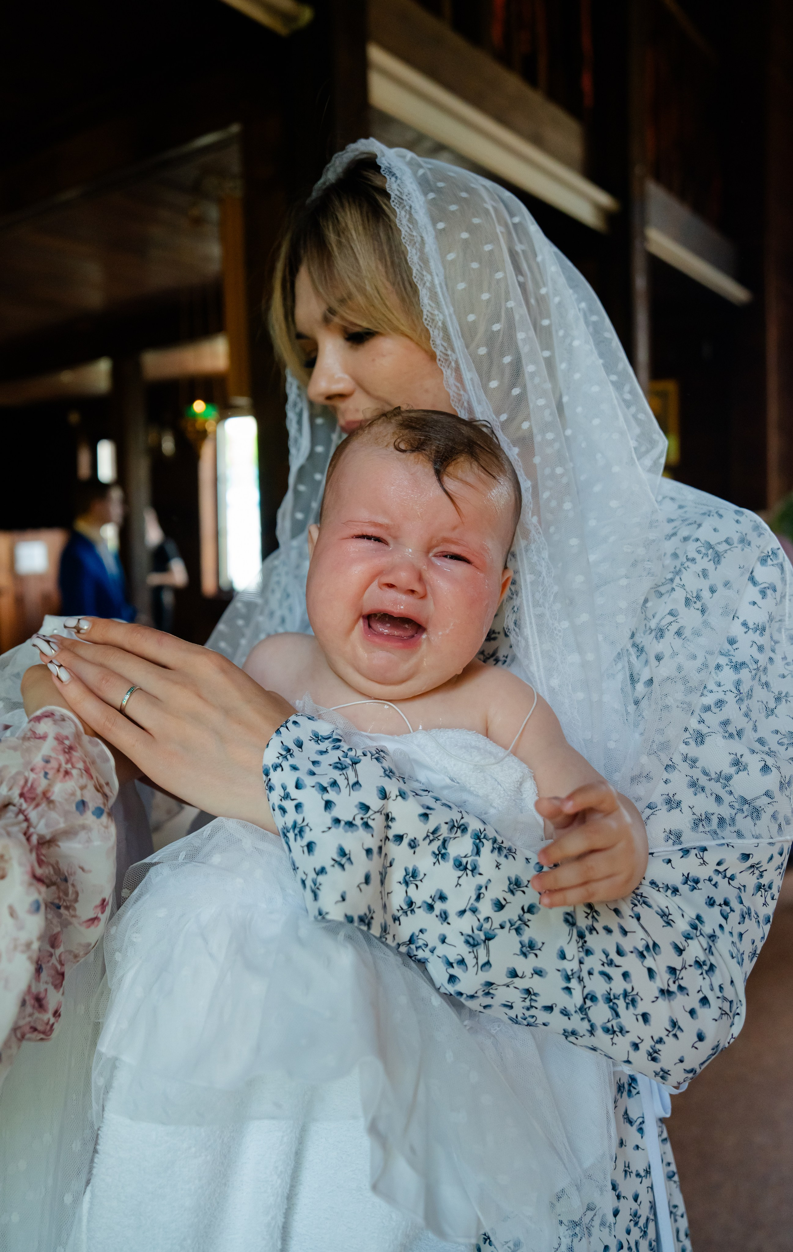 Таинство Крещения Евгении. Крамер Юлиана детский и семейный фотограф