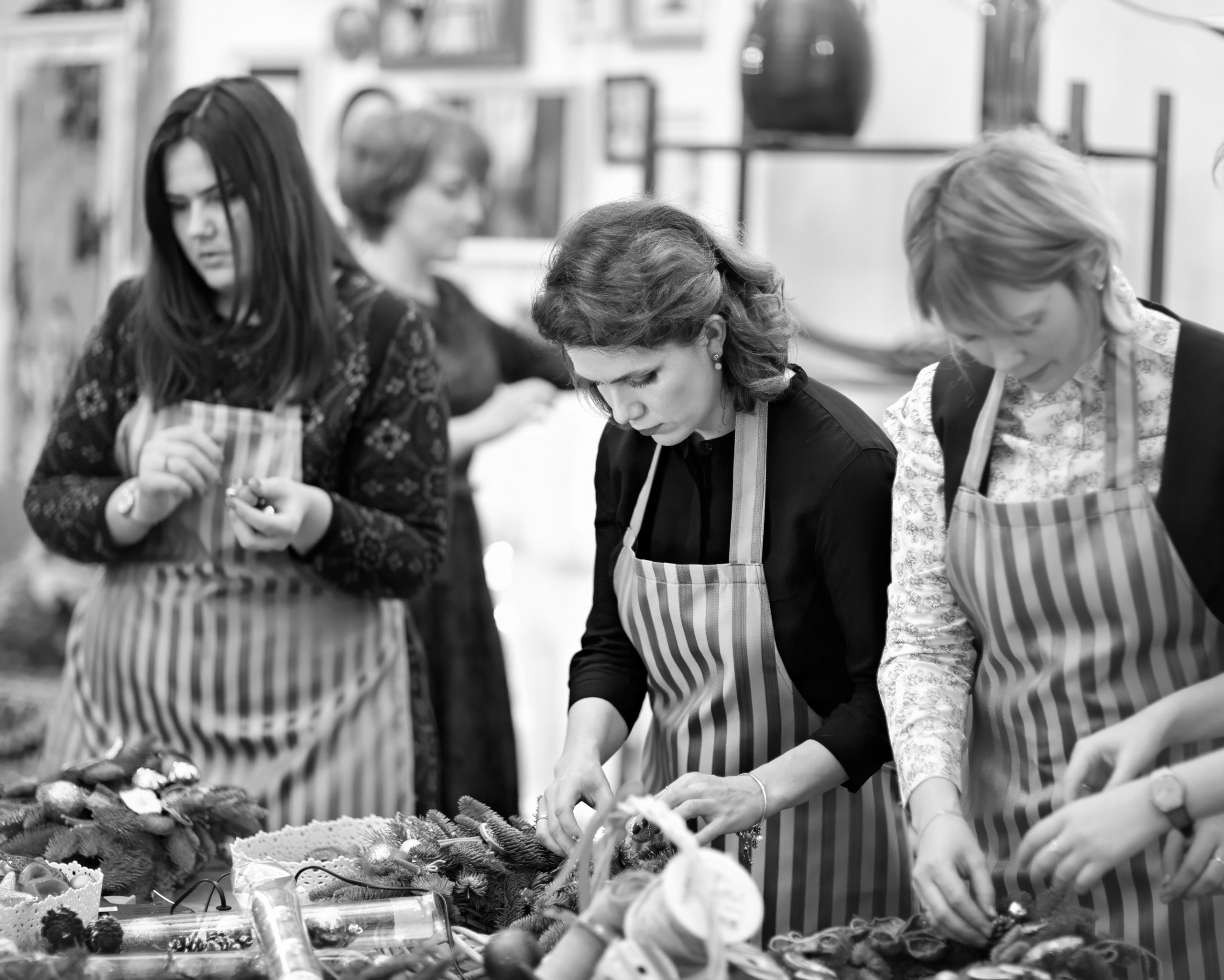 МК Рождественский венок. Семейный и детский фотограф в Москве Юлия