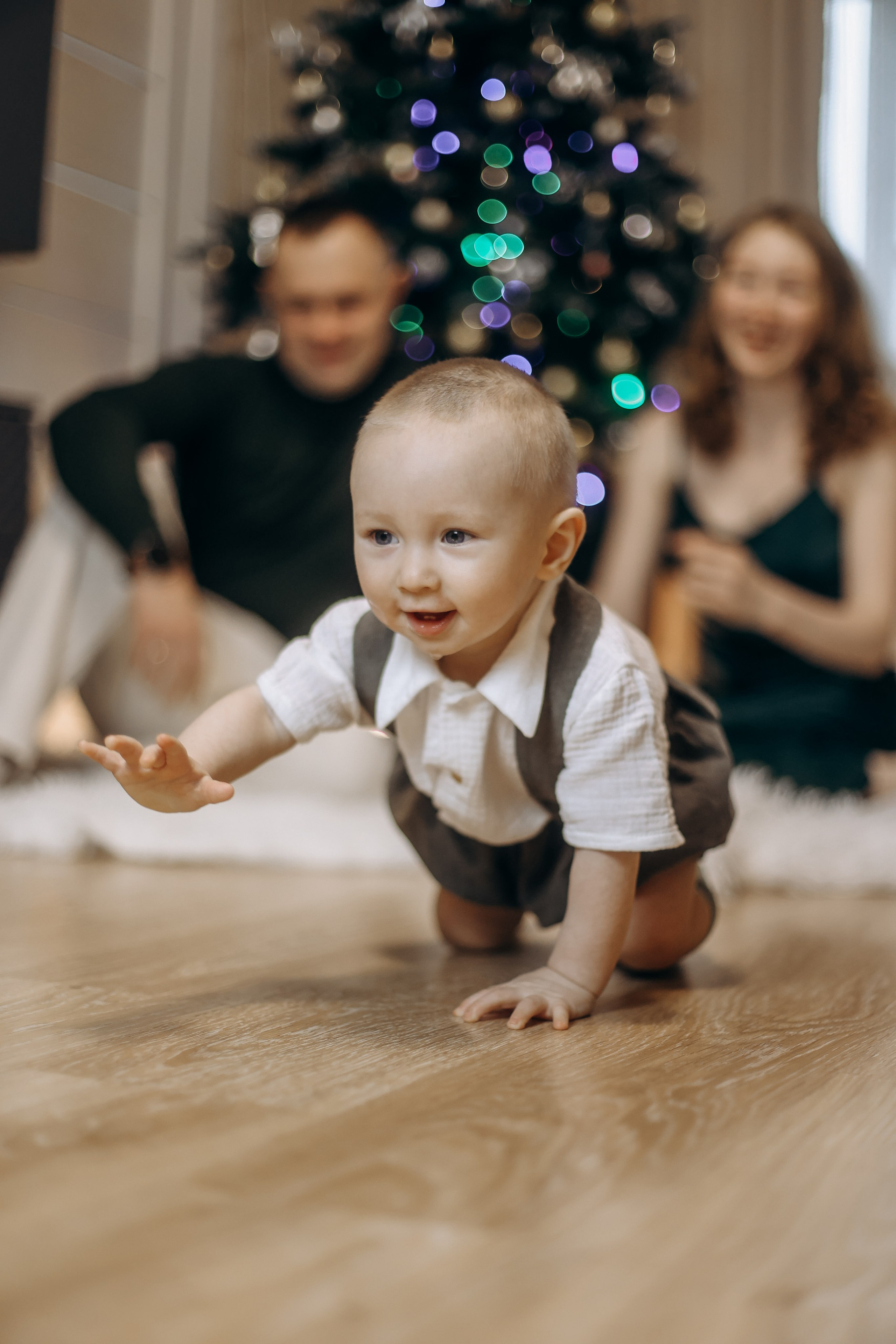 Первая Елка 🎄 для маленького Леши. Детский и Семейный фотограф Елена Карпушина