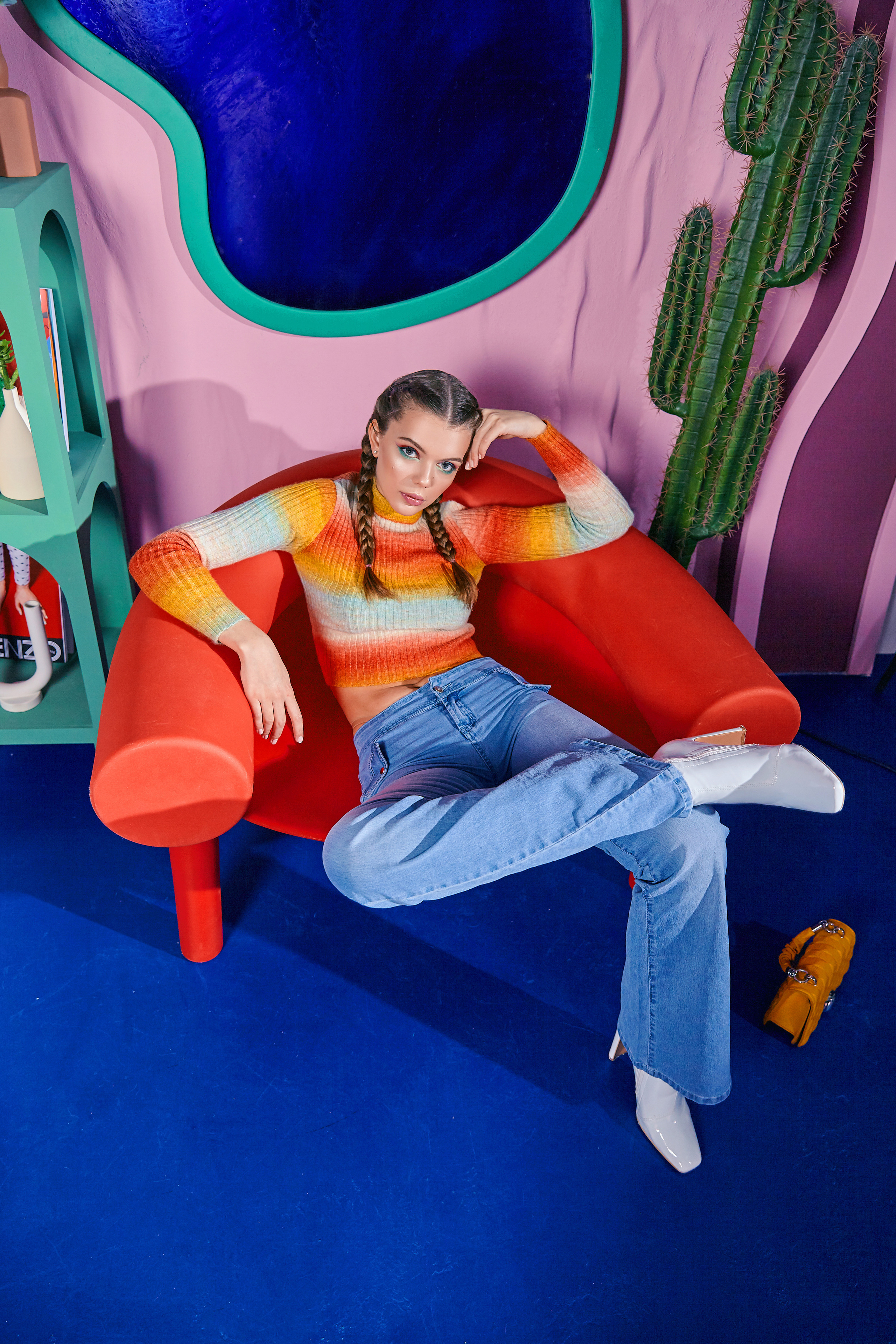 Стильная съемка в стиле 80-х. Рекламный фотограф Санкт-Петербург Катерина Мишкель