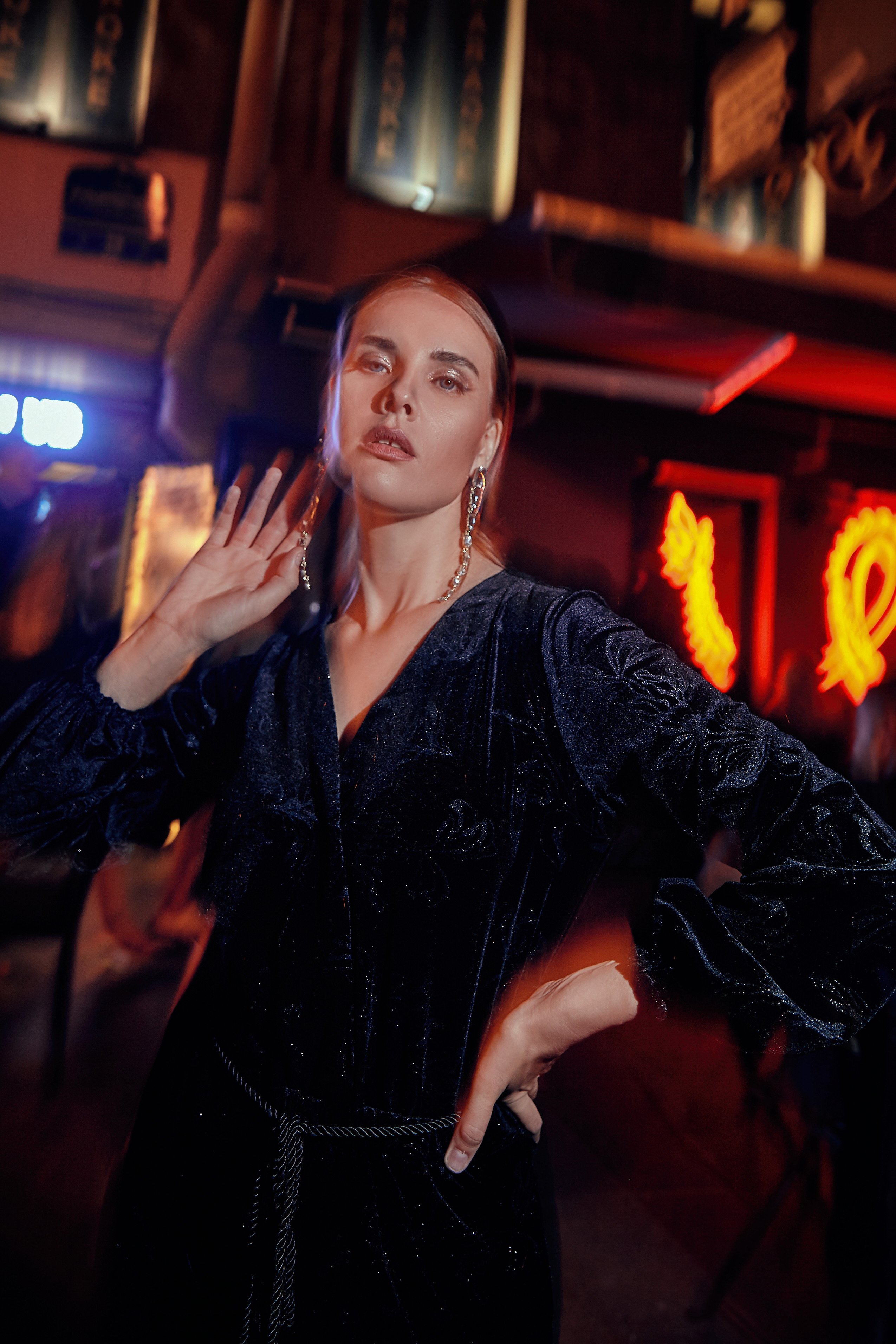 Ночная fashion съемка на Невском. Рекламный фотограф Санкт-Петербург Катерина Мишкель