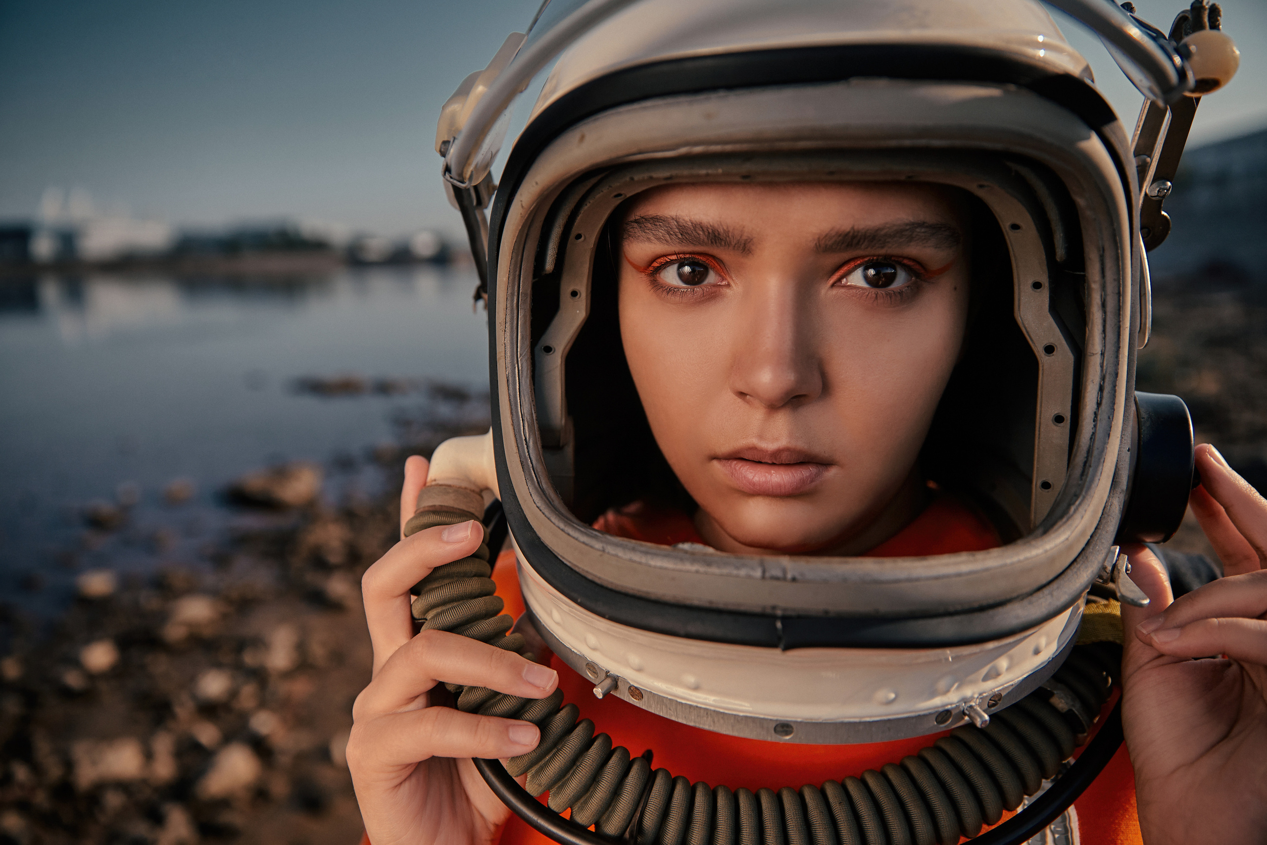 Творческая фотосессия космических приключений. Рекламный фотограф Санкт-Петербург Катерина Мишкель