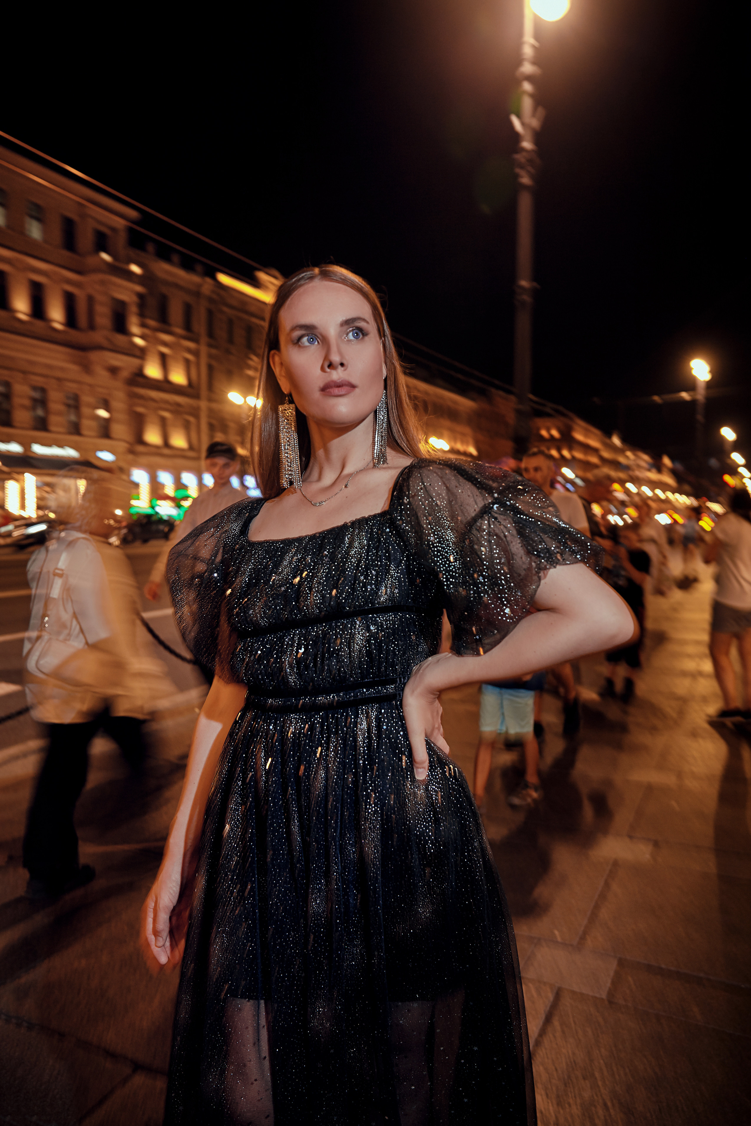 Ночная fashion съемка на Невском. Рекламный фотограф Санкт-Петербург Катерина Мишкель