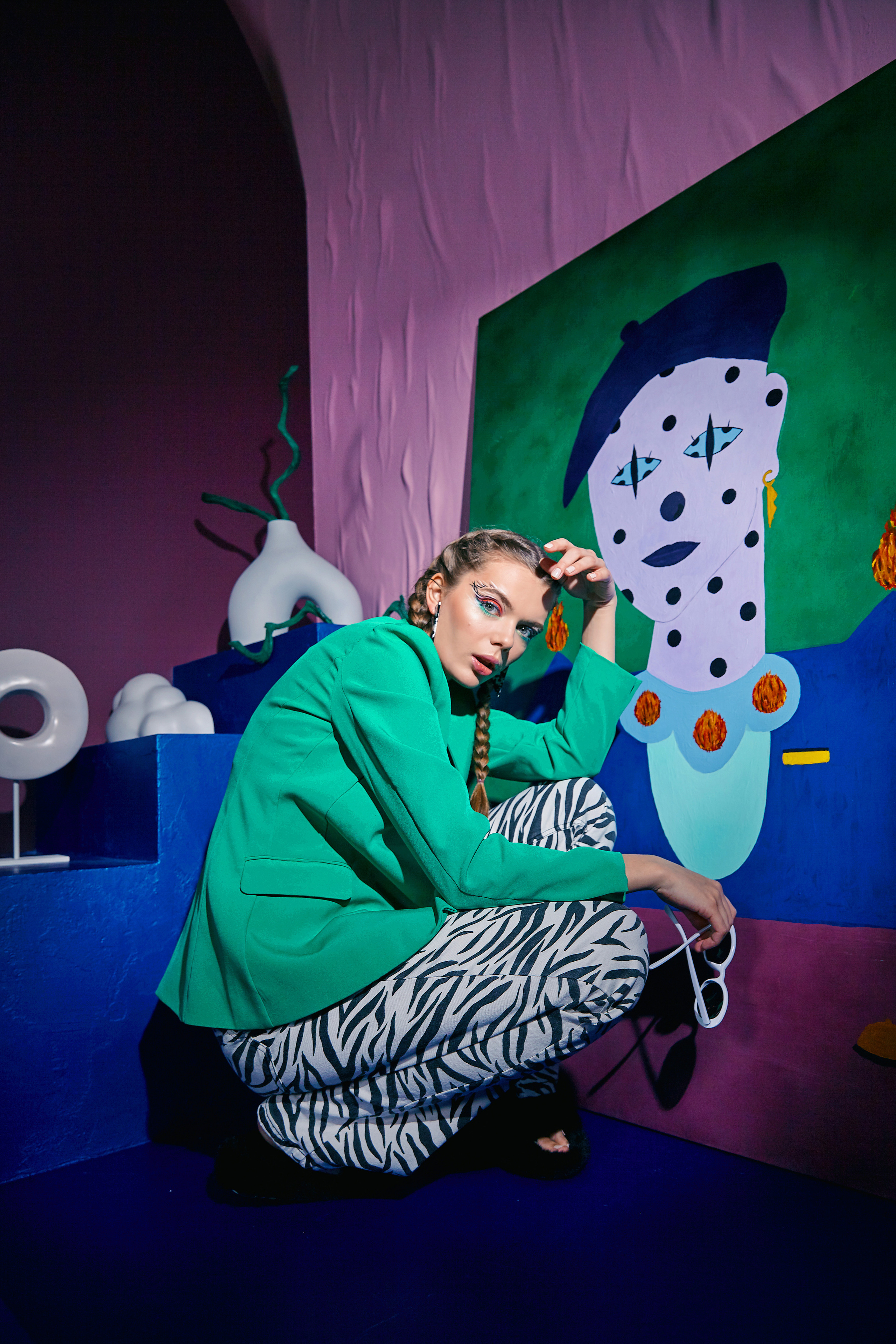 Стильная съемка в стиле 80-х. Рекламный фотограф Санкт-Петербург Катерина Мишкель