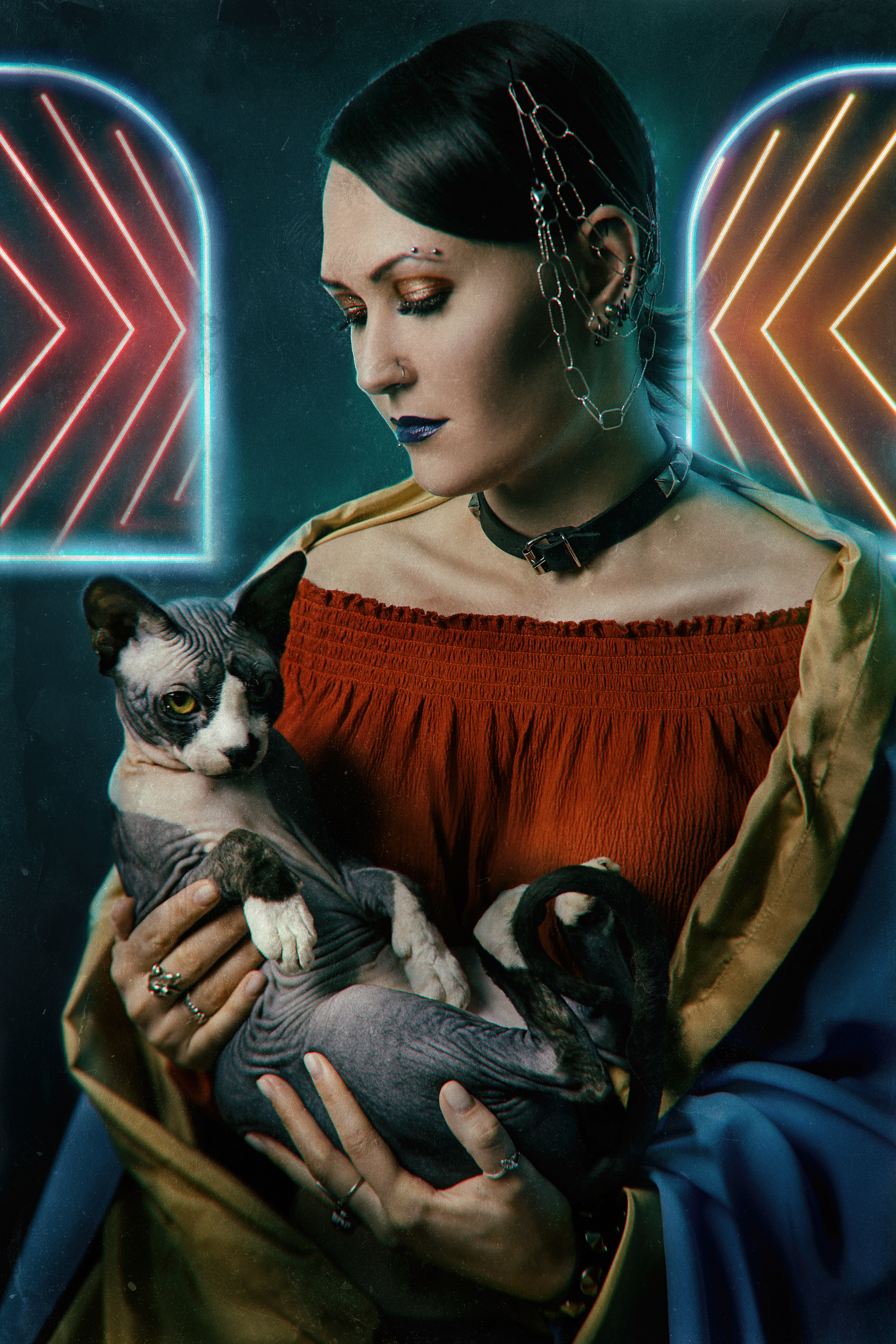 Креативная фотосессия котов по мотивам религиозных полотен с. Рекламный фотограф Санкт-Петербург Катерина Мишкель