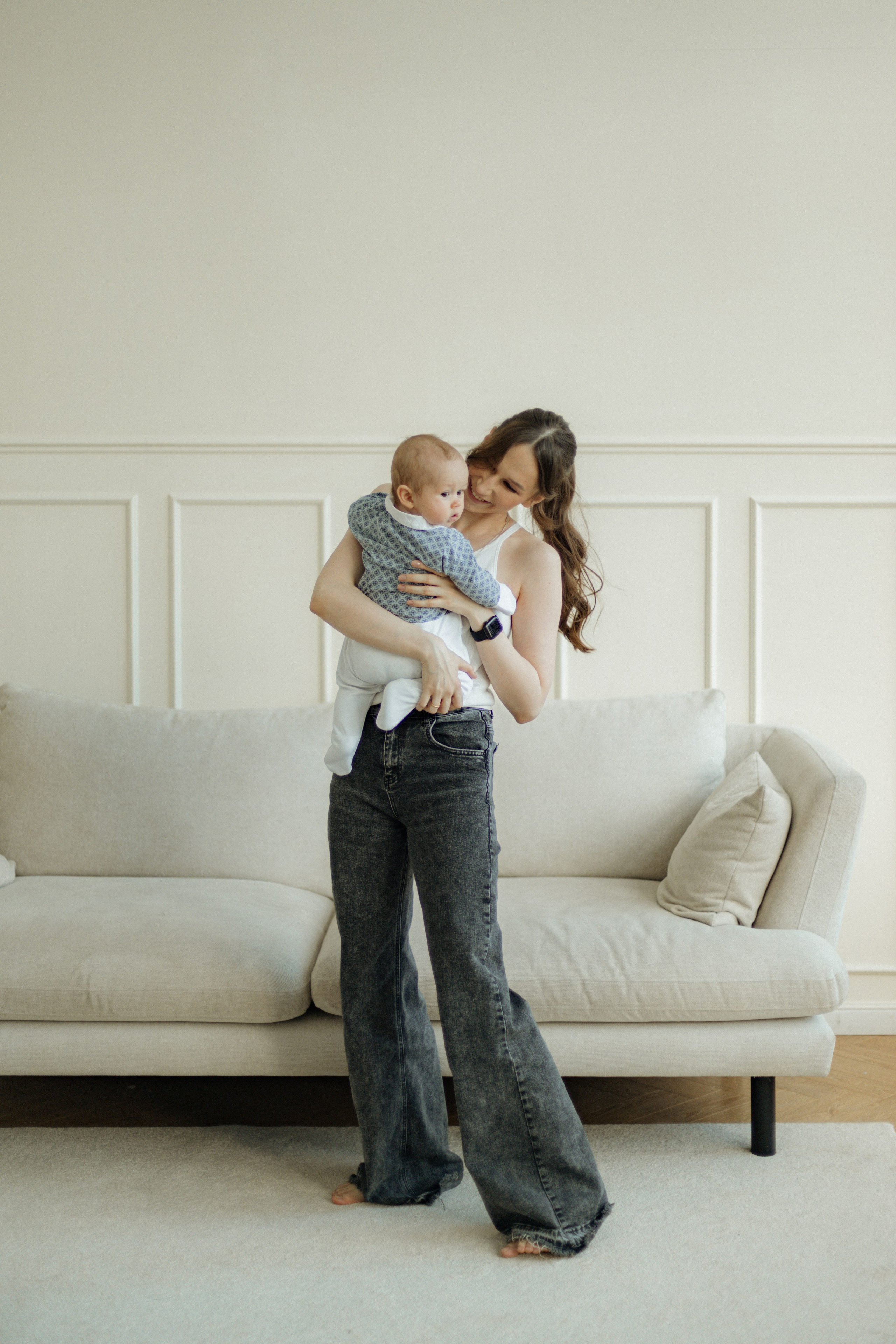 Ксения с сыном. Кузьмина Анастасия — контент-фотограф | Москва