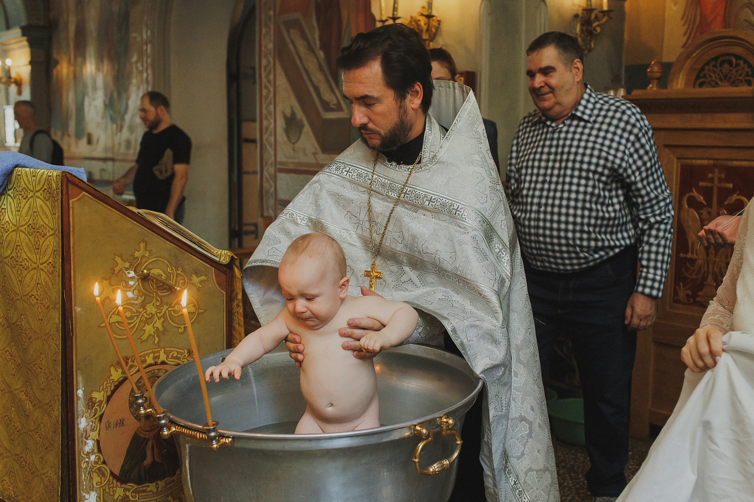 Таинство крещения в Люберцах и Москве. Фотограф в Москве и Люберцах Анна Ушакова