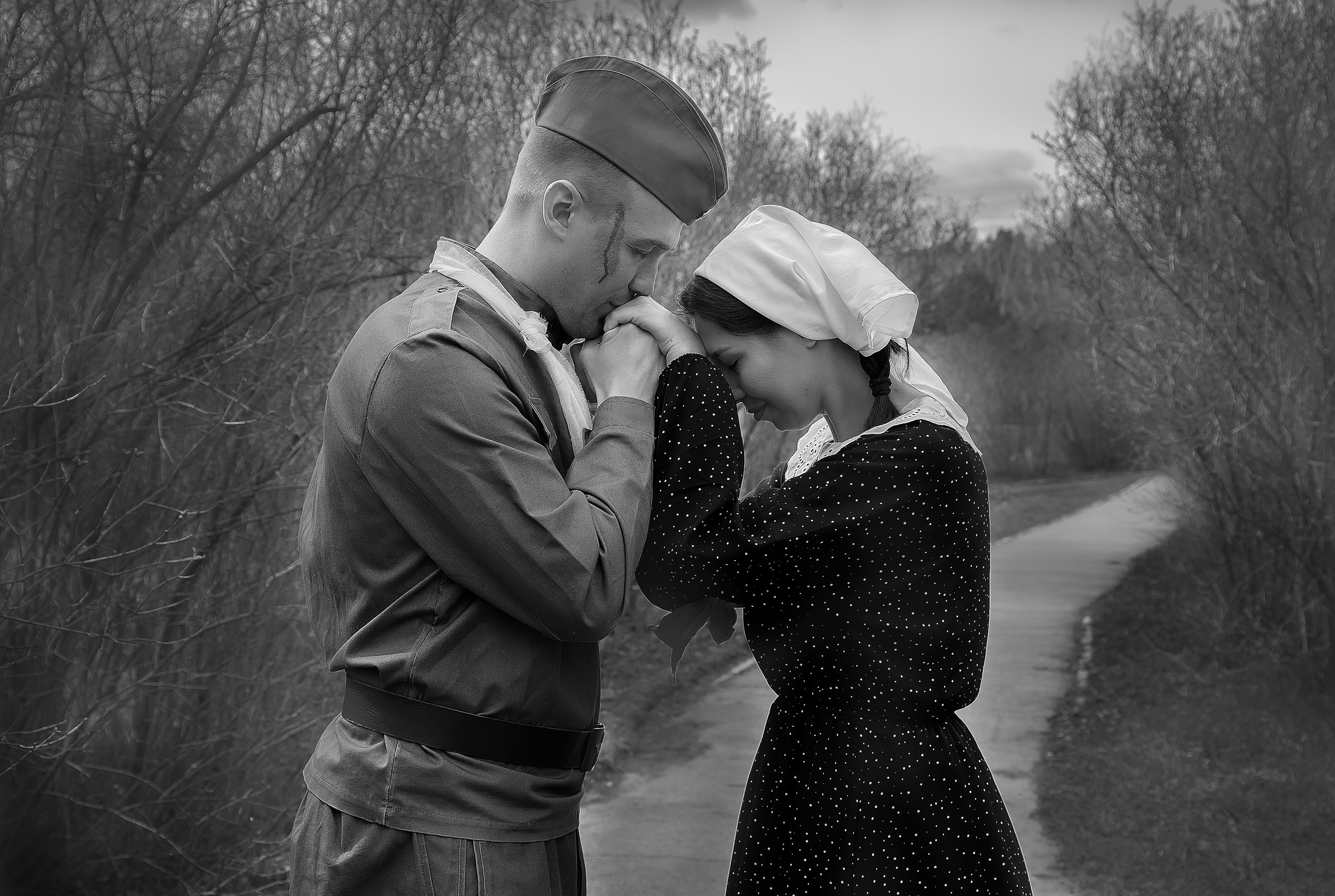 Фотопроект 9 мая! Был снят на территории Санатория Д. Дача, где в годы войны был госпиталь. Воссоздали картину тех лет. Свадебный и семейный фотограф в Кыштыме Челябинске Марина Шигапова