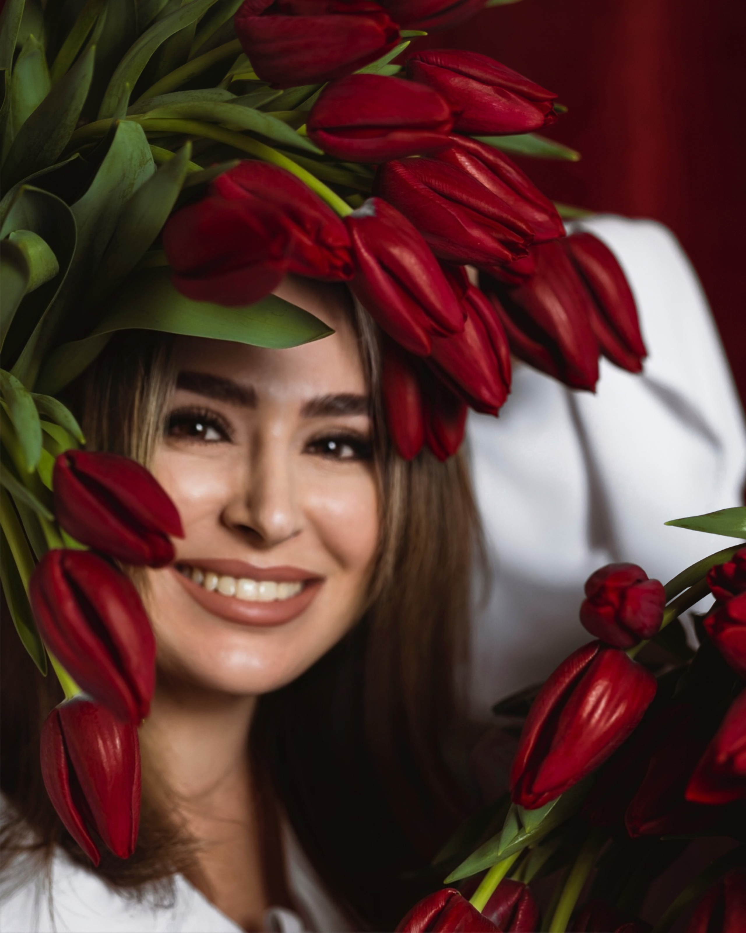 Фотосессия с цветами. Свадебный и семейный фотограф в Каспийске Алёна Нурмагомедова