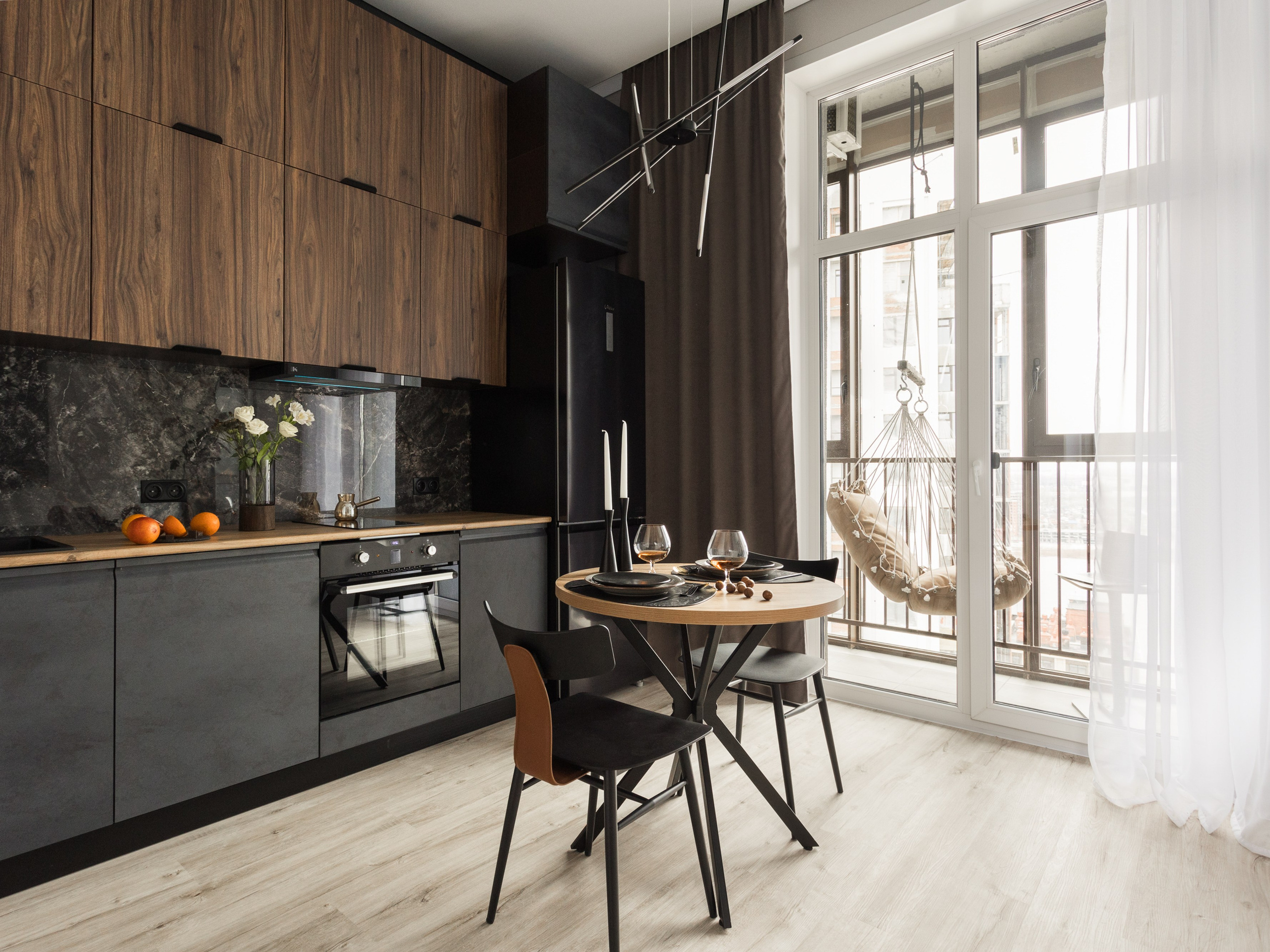 2к студия в ЖК Чернышевский. Интерьерный фотограф в Новосибирске