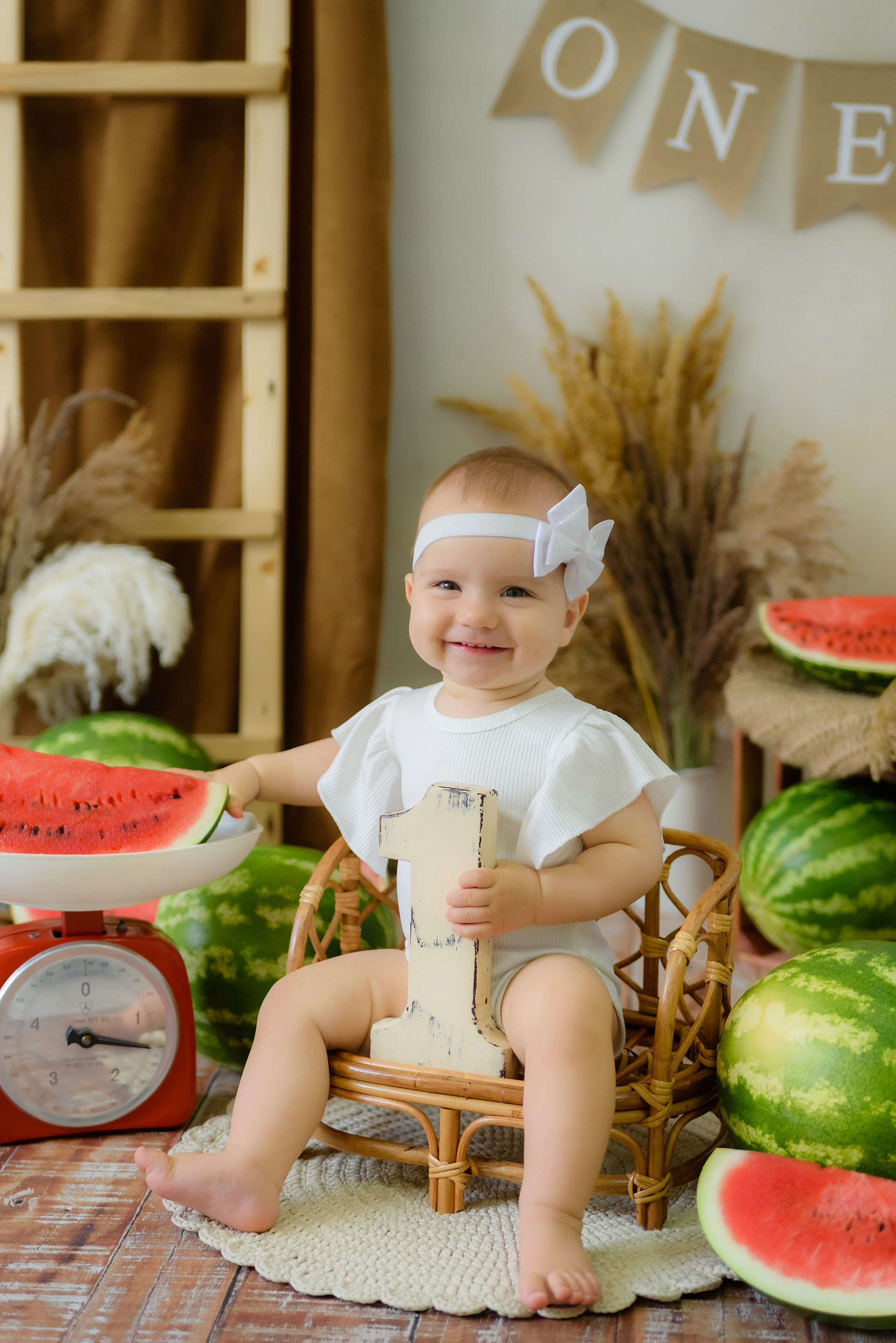 «Арбузики» Дарина 1 годик. Детский Фотограф |Фотограф на годик в Брянске Ирина Романова