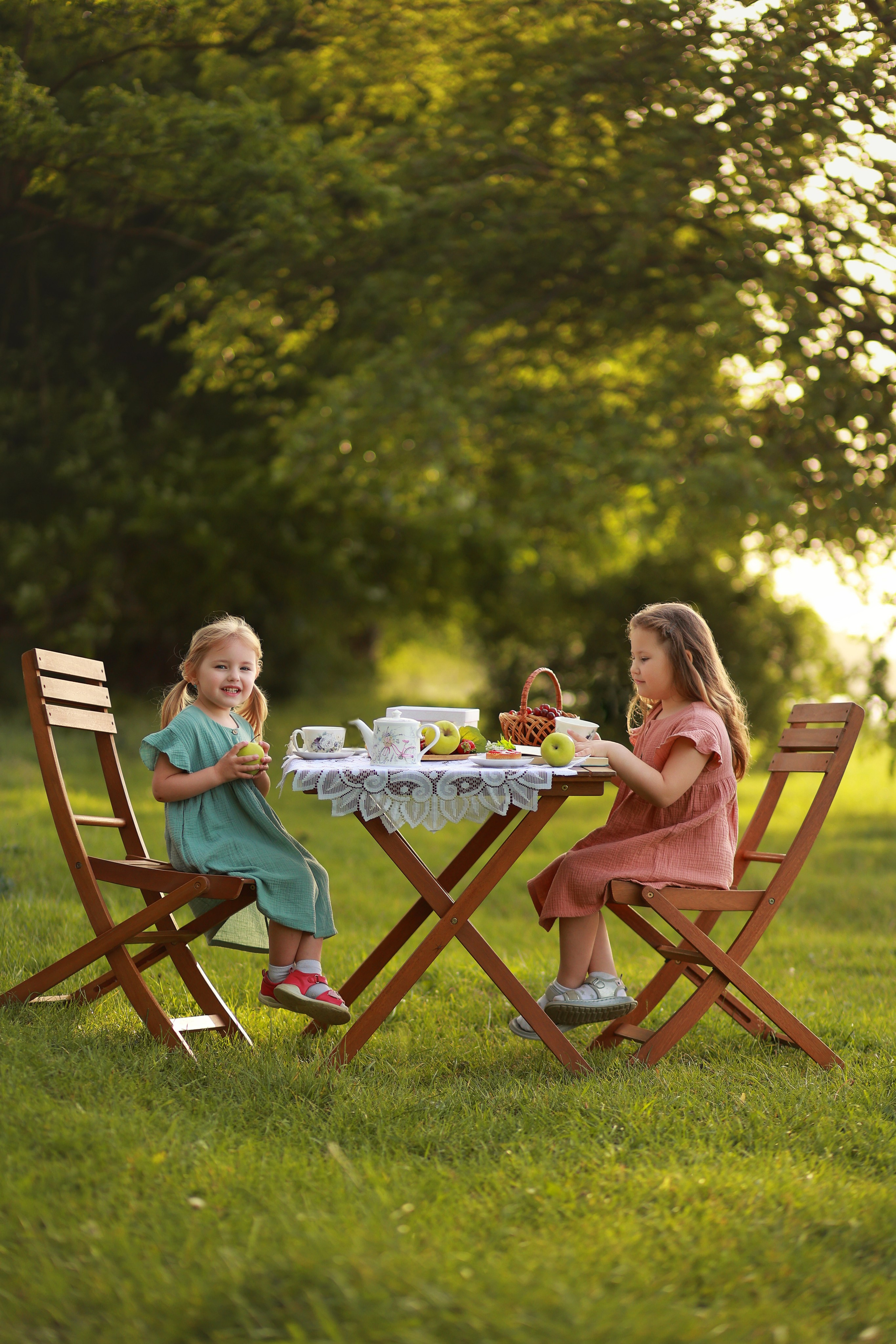Чаепитие в парке. Детский семейный фотограф Краснодар