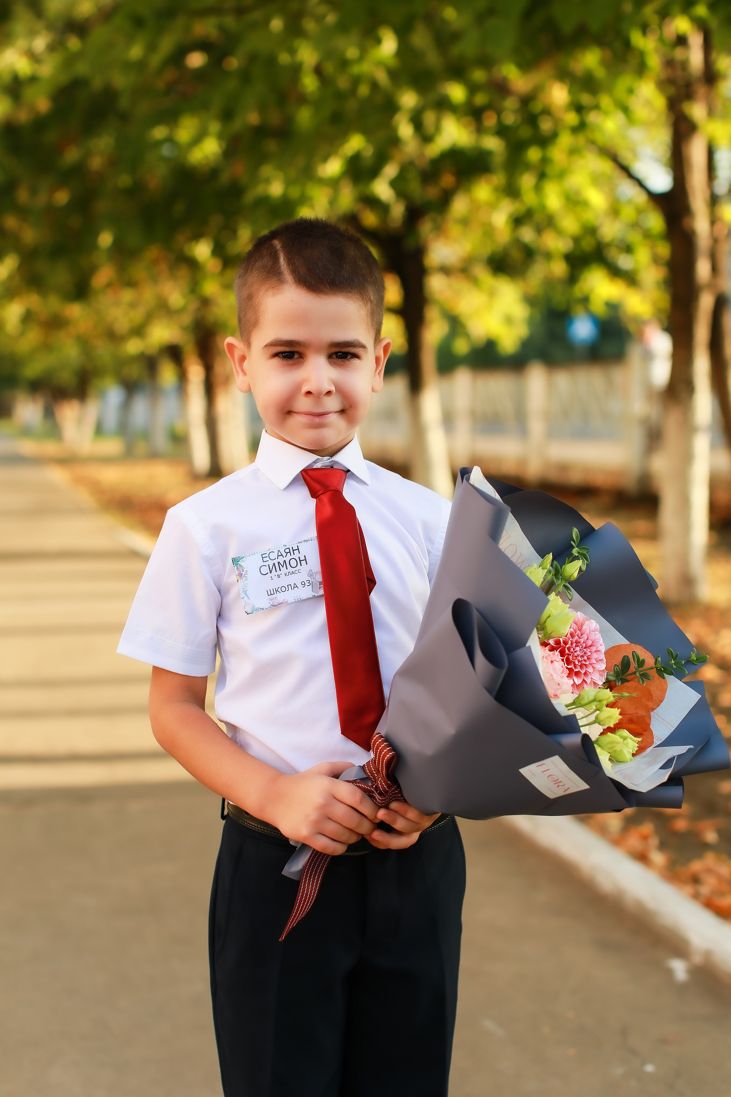 1 сентября (Школа 93). Детский семейный фотограф Краснодар